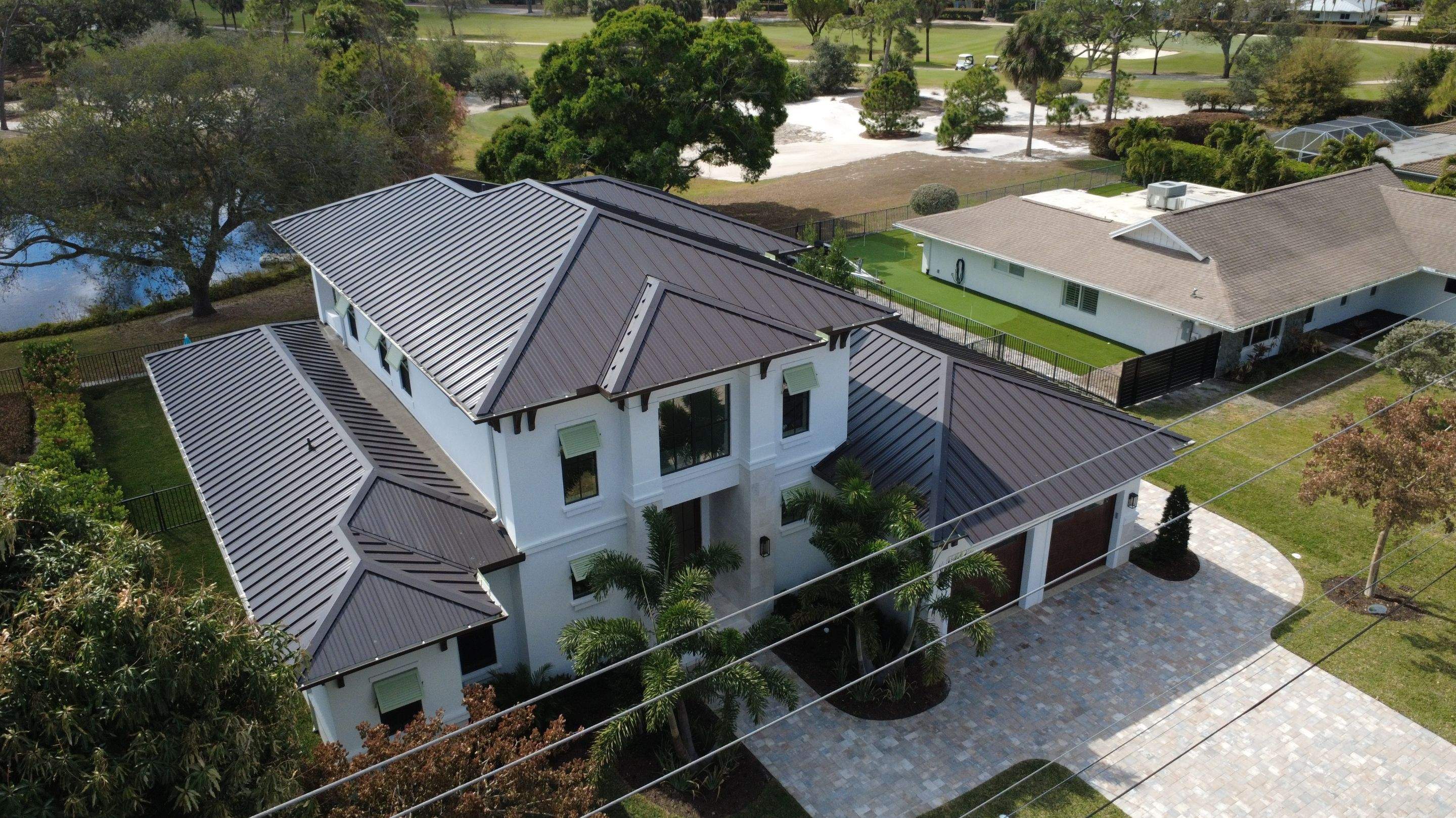 Kynar (Color Coated) Standing Seam Metal Roof Installation by Sailfish Roofing