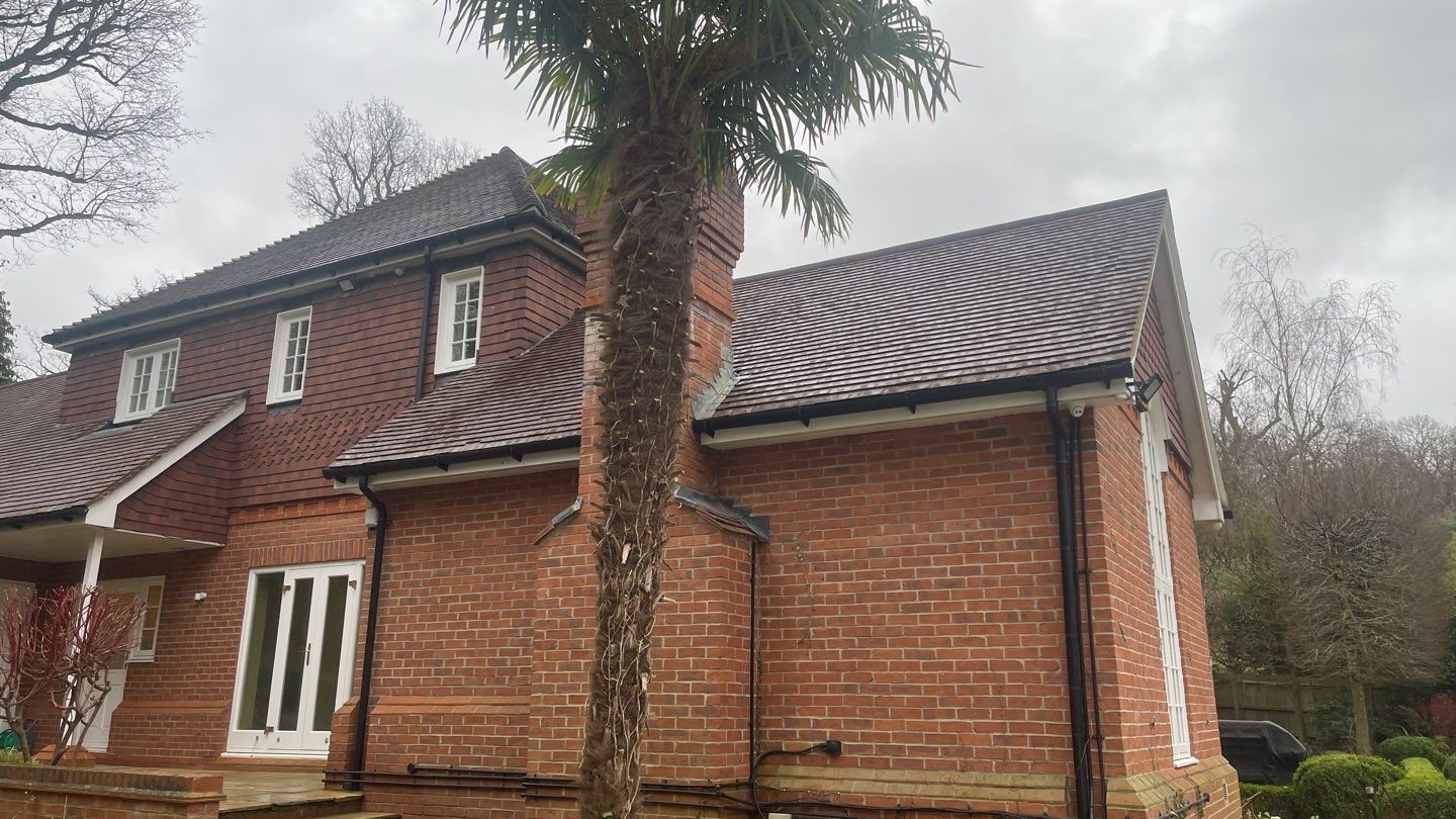 Roof Cleaning and Biocide Treatment using Honda 15lpm Low Pressure Washing Machine by Ges Exterior Cleaning ltd
