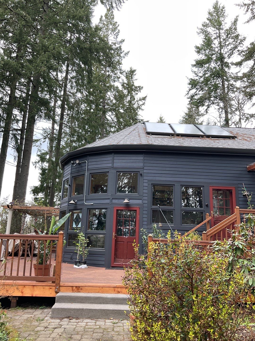 Roof Treatment using Surfactant and Biocide by Willamette Outdoor Wash LLC