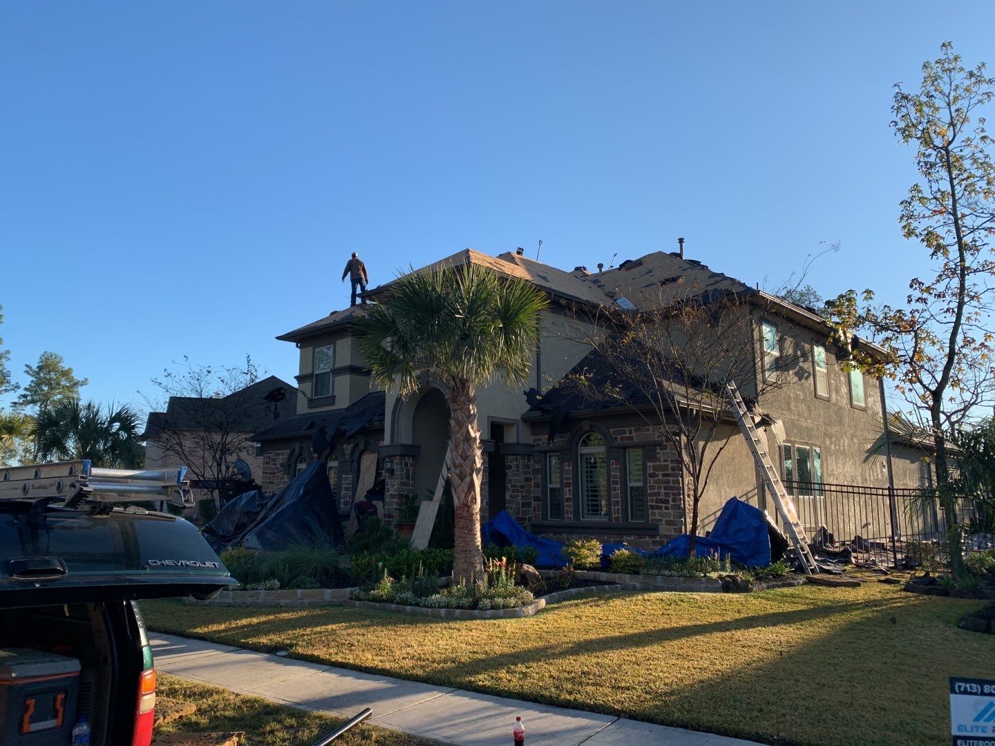 Residential Roof Replacement using GAF Shingles by Elite Roofing LLC