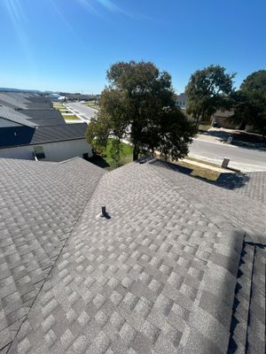 Residential Roof Replacement using GAF - HDZ - Weathered Wood