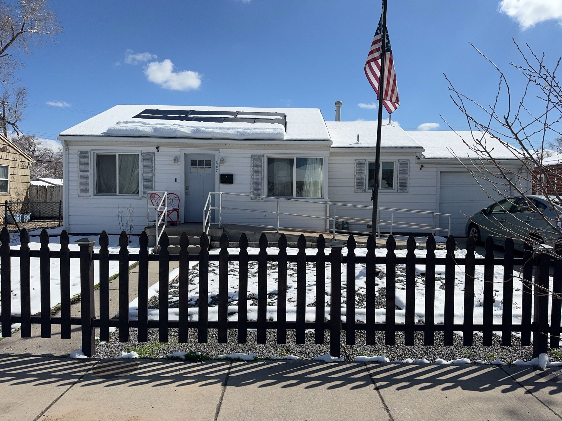 Salt Lake Area | Hardie Multi-Texture Upgrade | Arctic White Trim by Ideal Siding Utah
