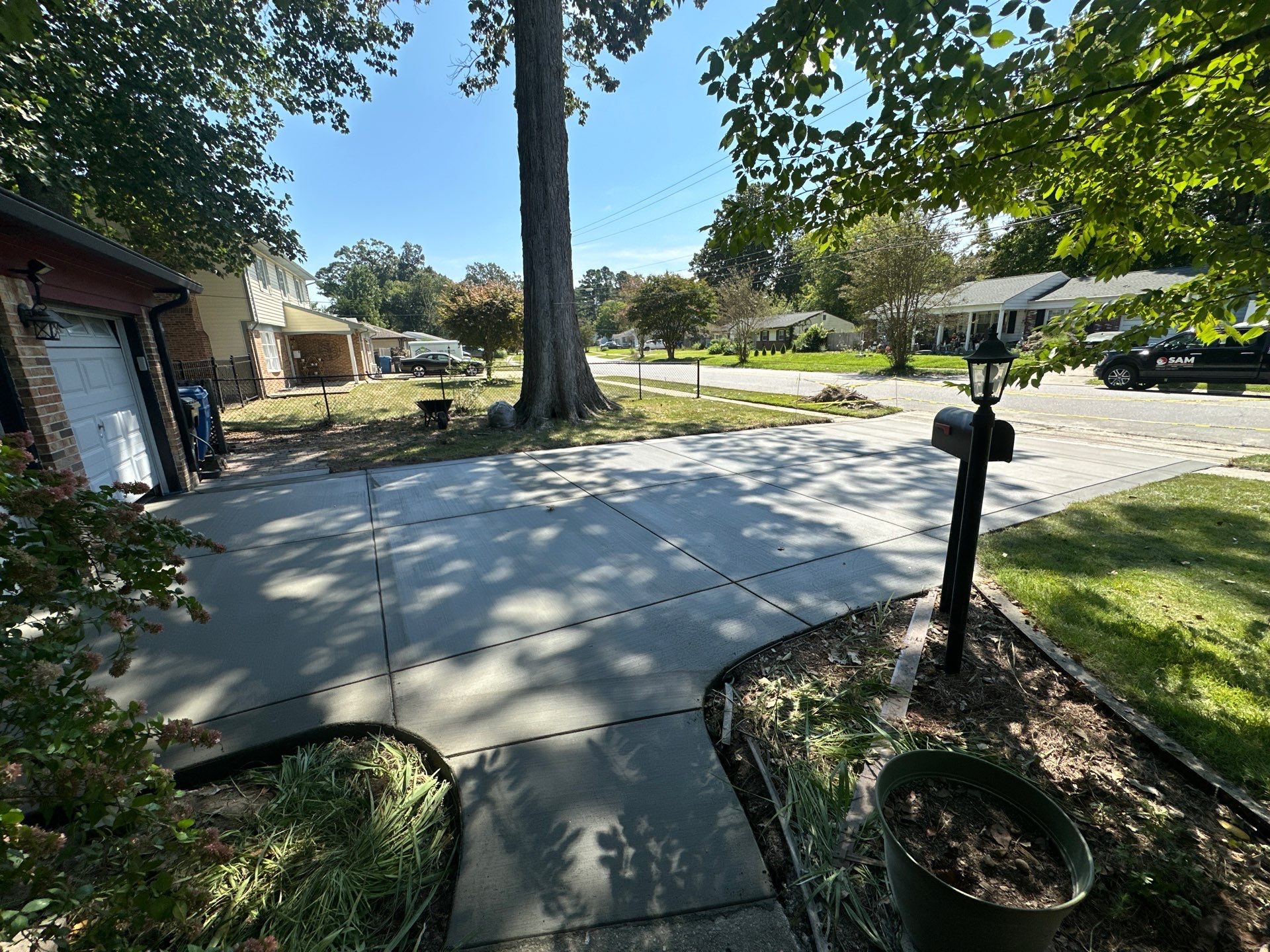 Project in Virginia Beach by Sam The Concrete Man Virginia Beach