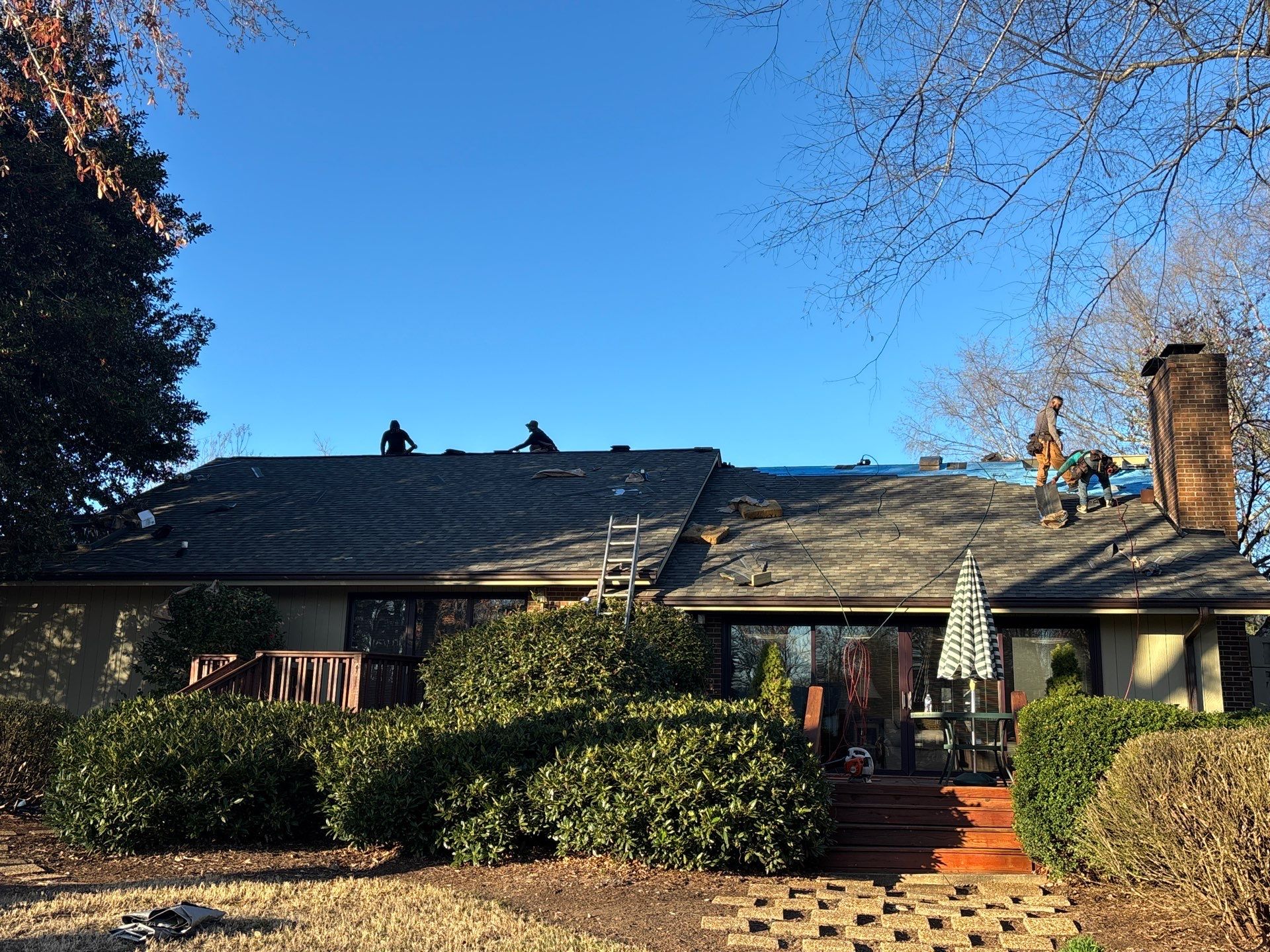 Easley Residential Roof Replacement Using CertainTeed Landmark Shingles by Roofers LLC