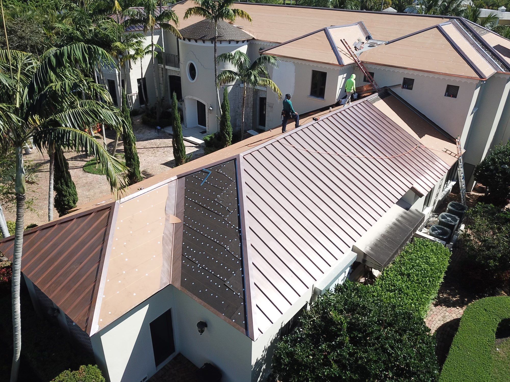 Metal Roof - Copper by Istueta Roofing