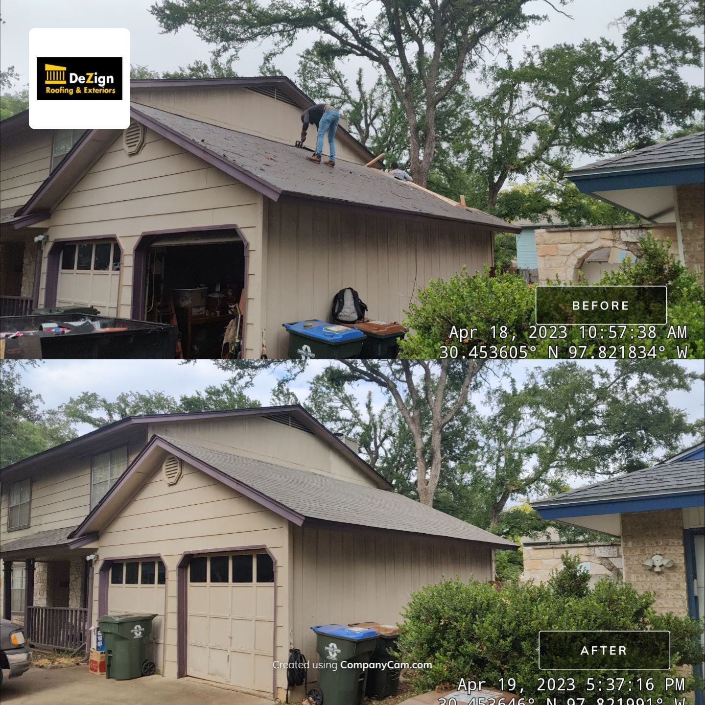 Residential Roofing Repair using Owens Corning Driftwood by DeZign Roofing & Exteriors