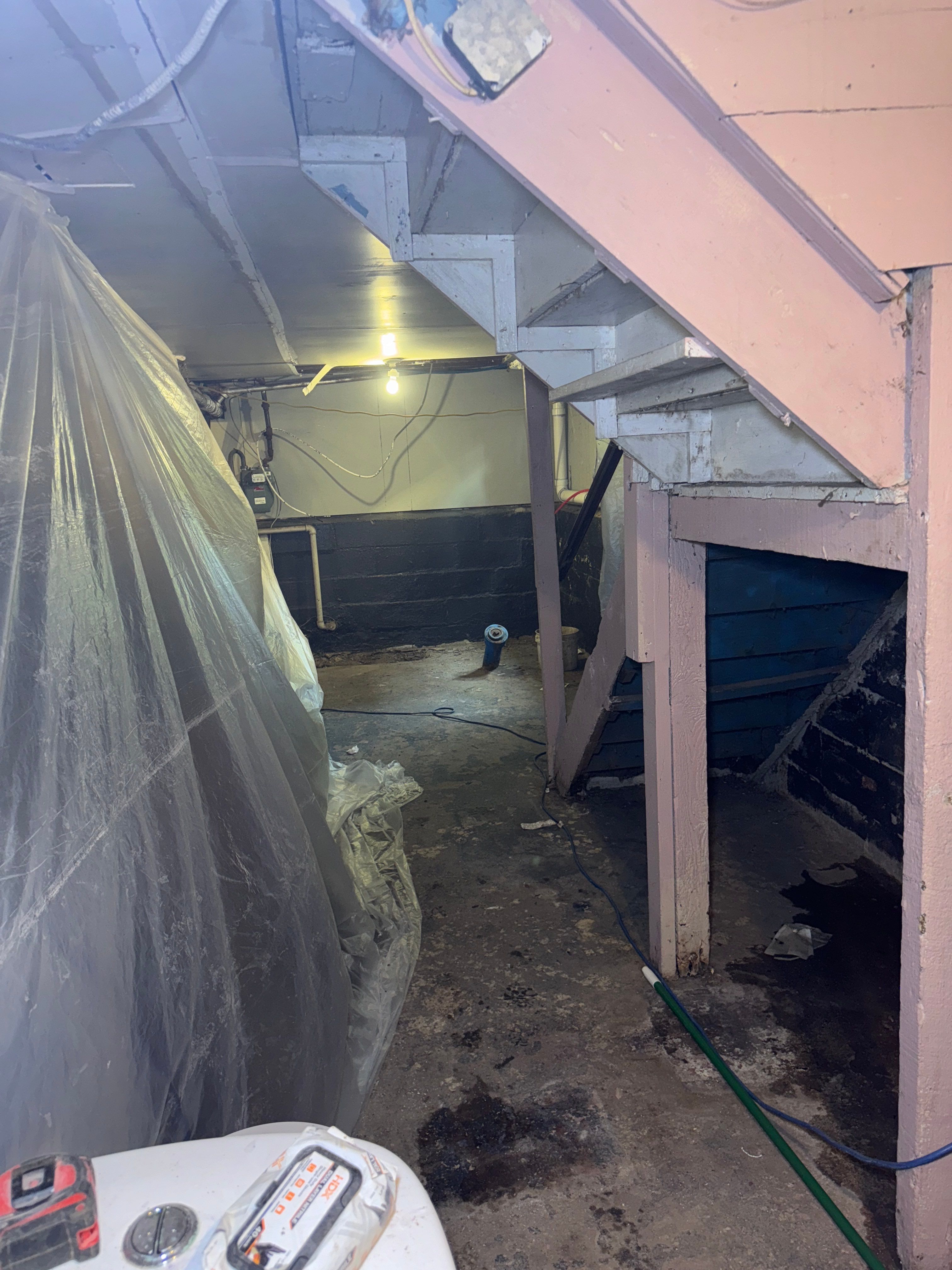 Interior French Drain East Orange NJ by Pure Service Pro, LLC 