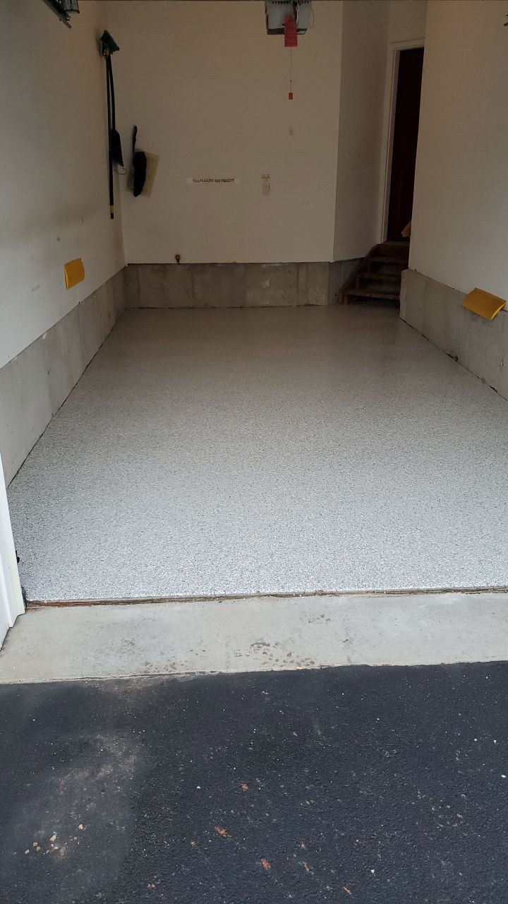 Garage Floor Coating using Penntek  by Spectrum Painting, LLC
