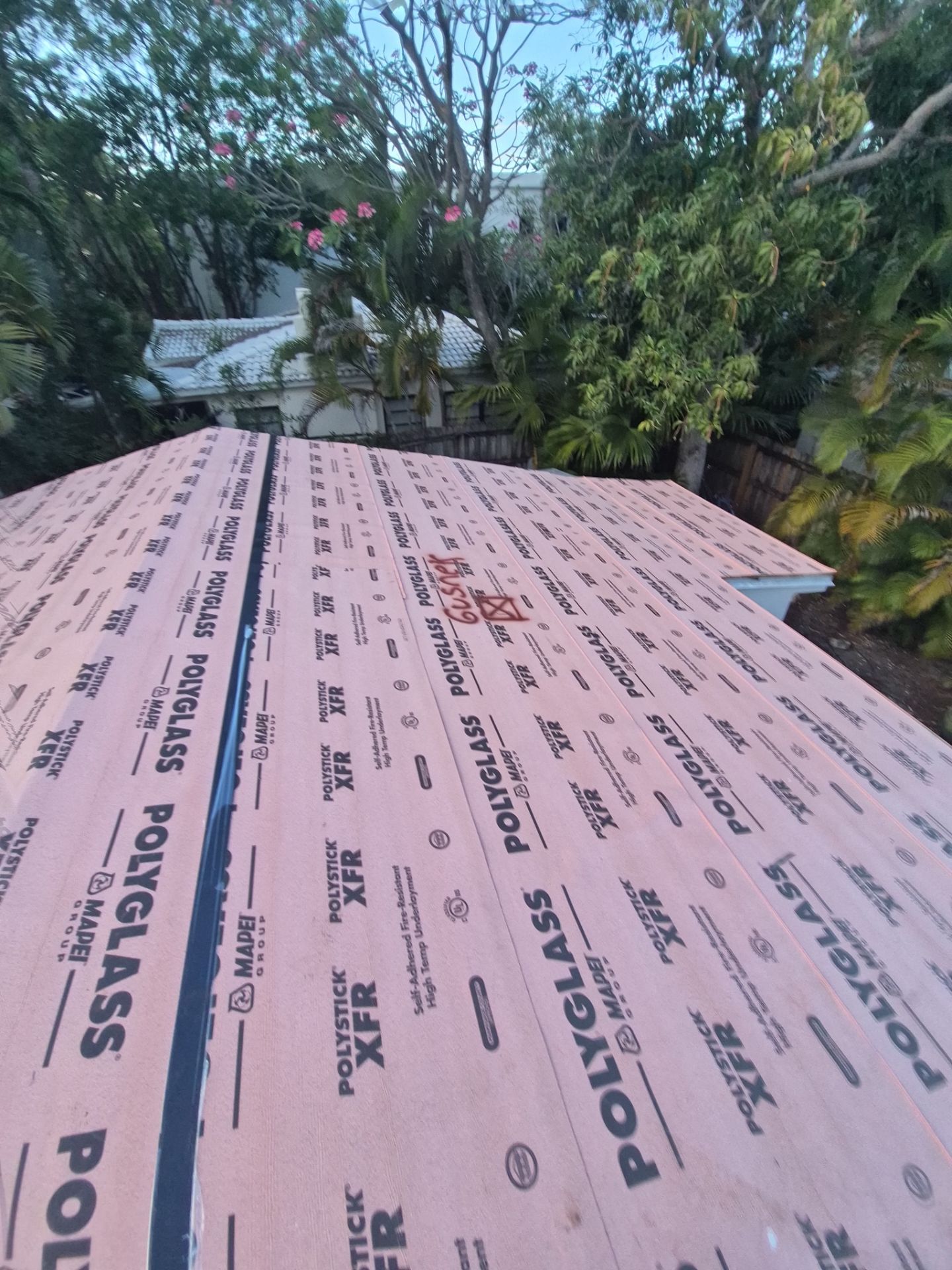 Residential Roofing Installation using 1" Nail strip metal roof by BLUES BROTHERS ROOFING