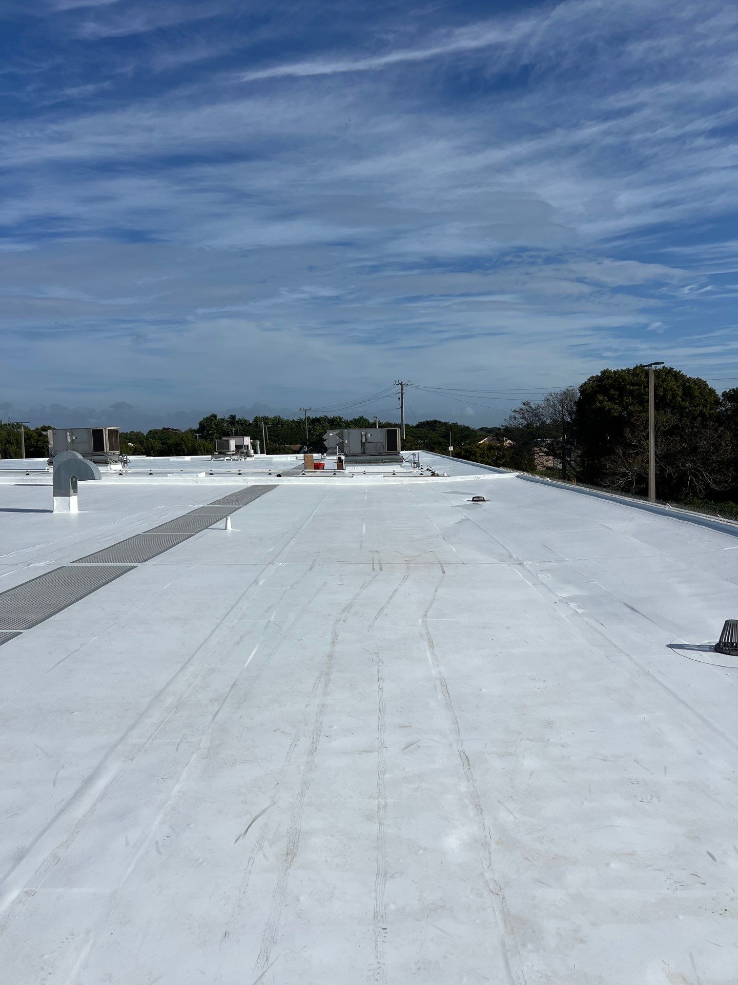 Commercial Re-Roof using GAF TPO by First Due Roofing