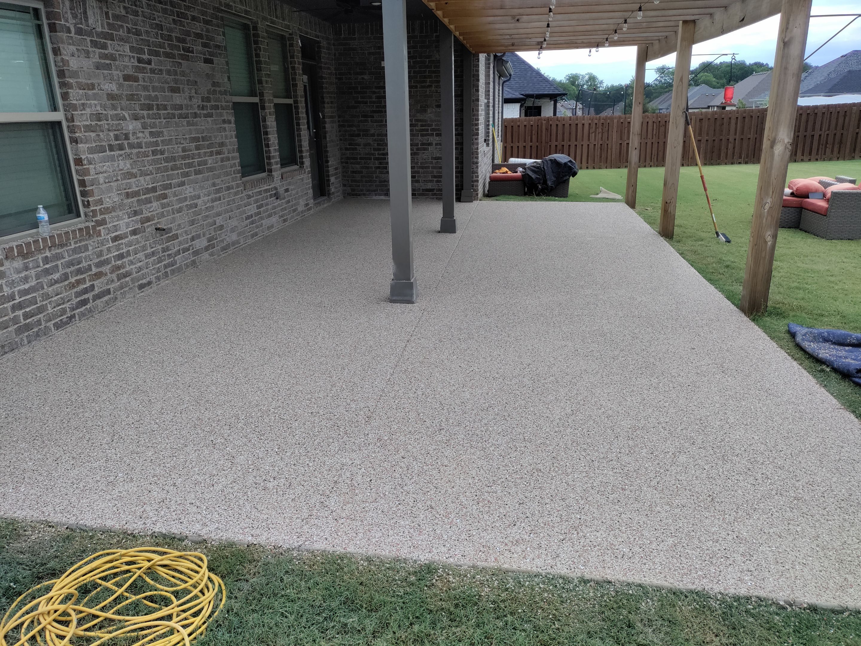 Project in Centerton by Pace X Concrete Coatings