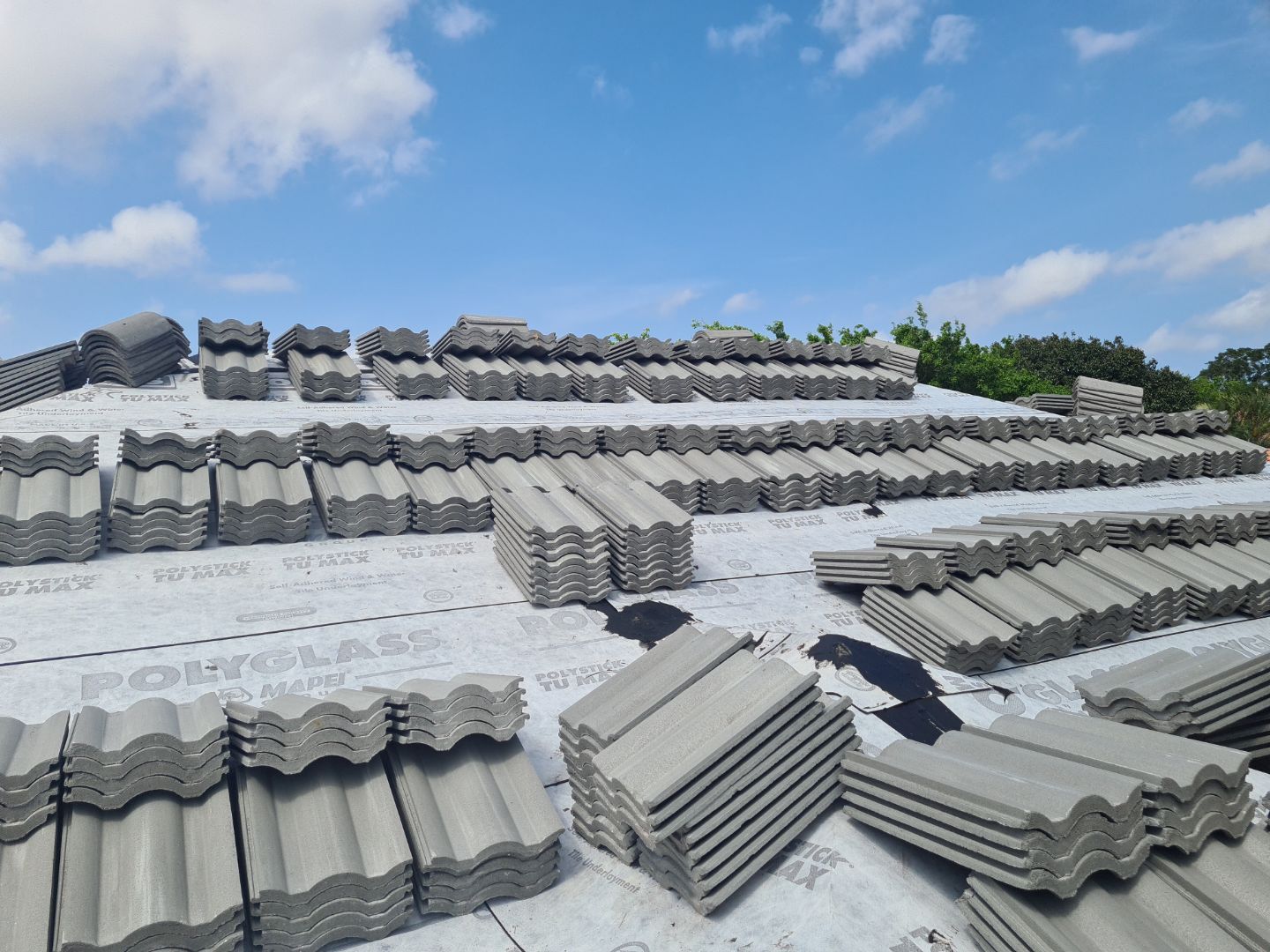 Residential Roofing Installation using Eagle Roofing Tile by BLUES BROTHERS ROOFING