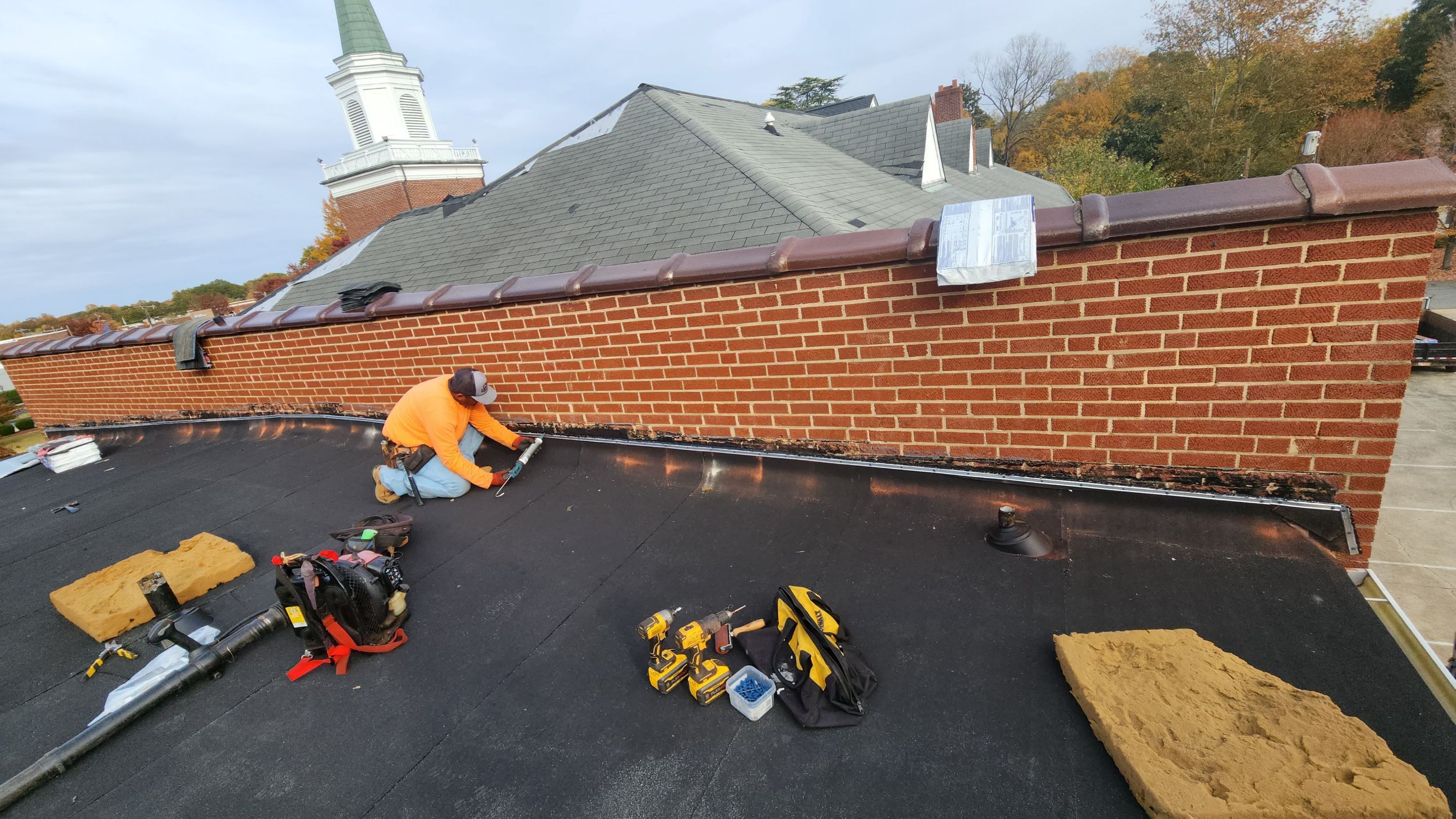 Mebane United Methodist Church by Just In Time Roofing and Restoration