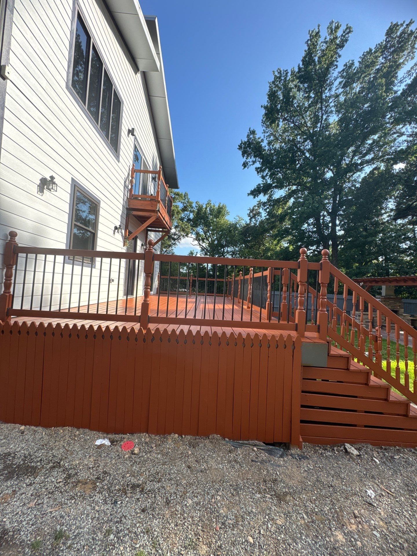 Interior Fresh Coat of paint & Deck stain by GonzalezPainters & Contractors Inc