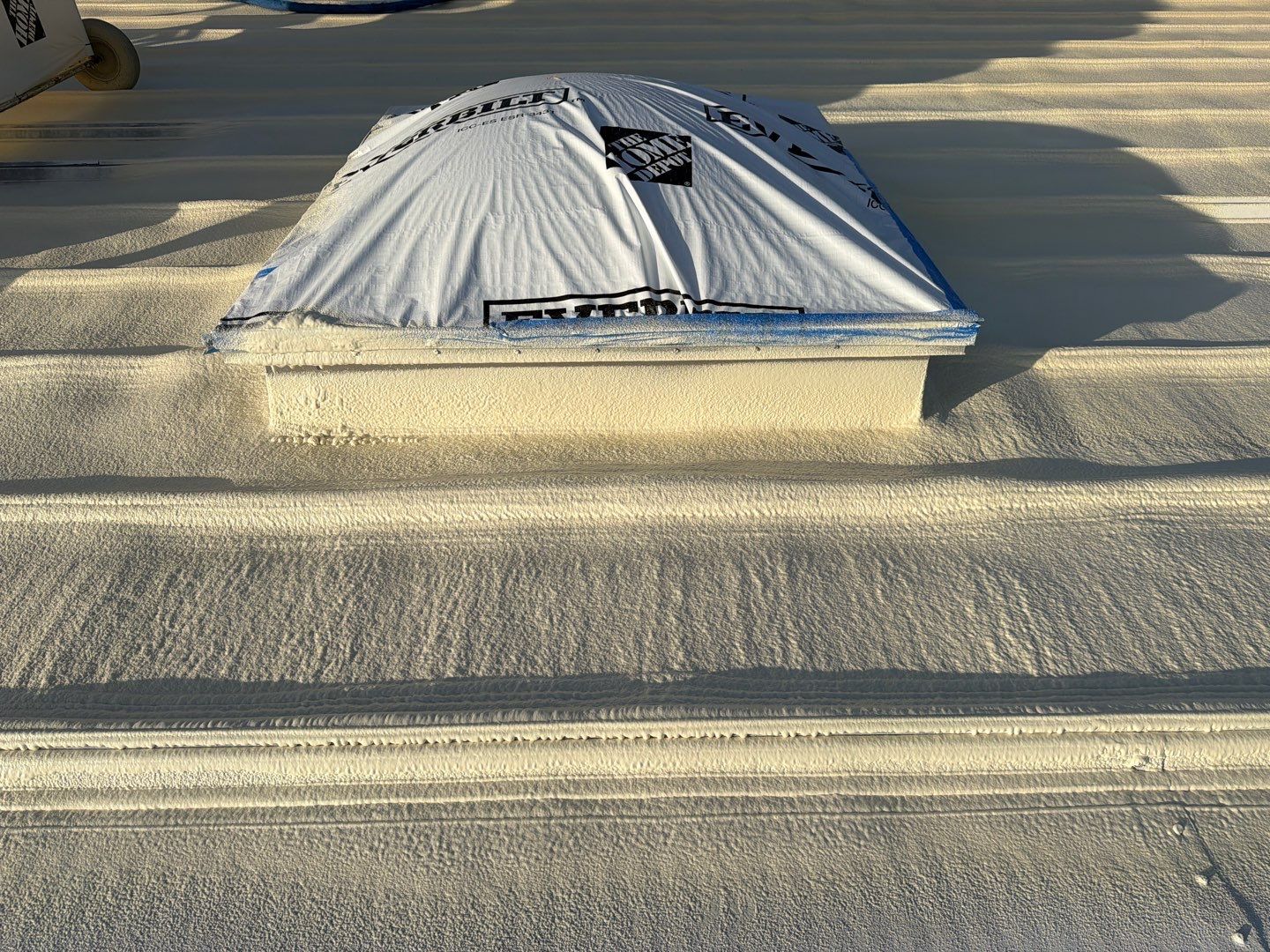 Sarasota Industrial Warehouse Metal Roof Silicone Coating Restoration by CES Roofing