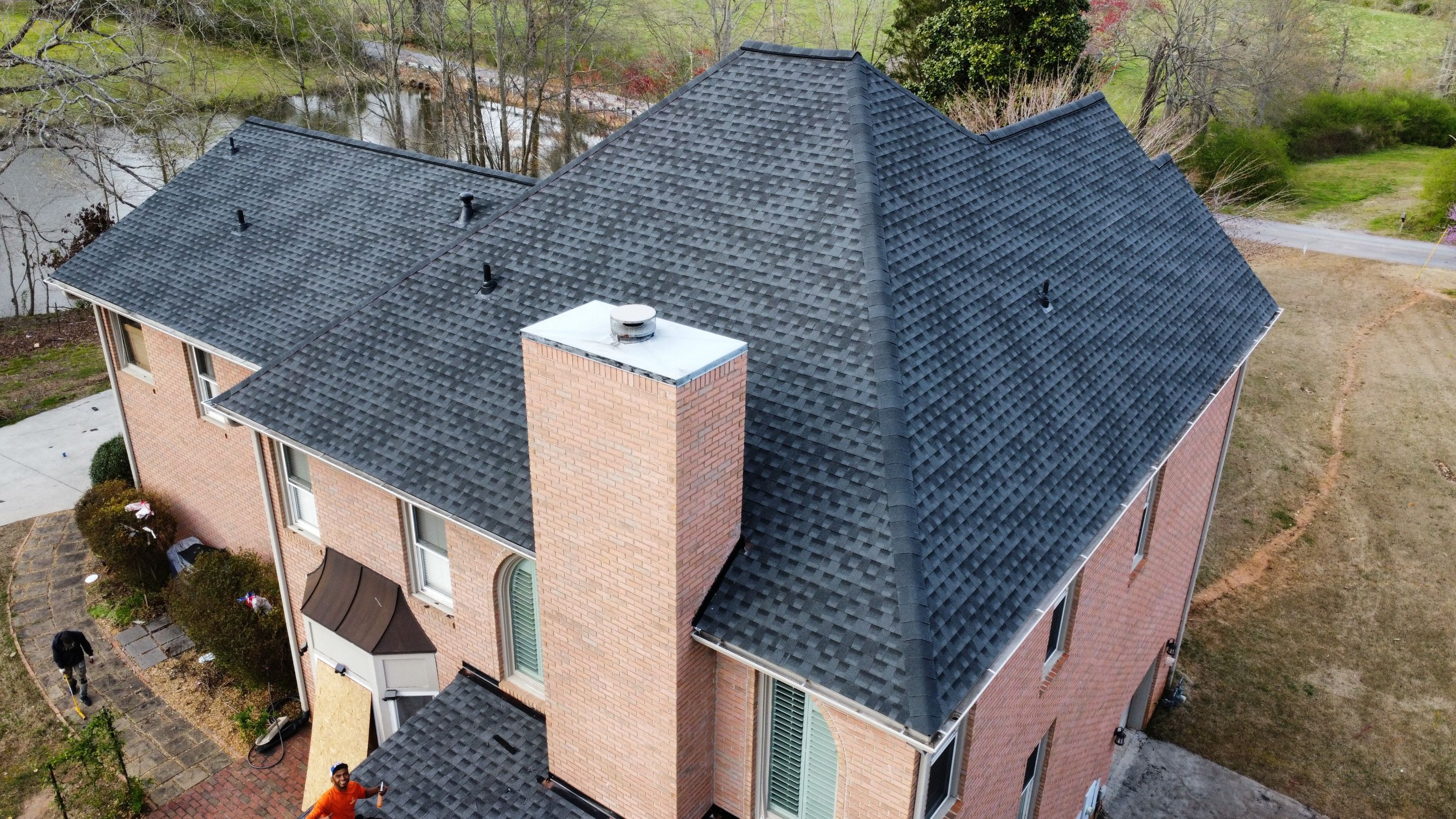Cumming, GA Roof Replacement, GAF Timberline HDZ Charcoal by Reset Roofing