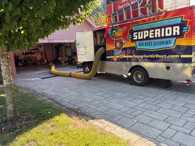 Air Duct Cleaning With a Vacuum Truck in Pittsburgh, PA