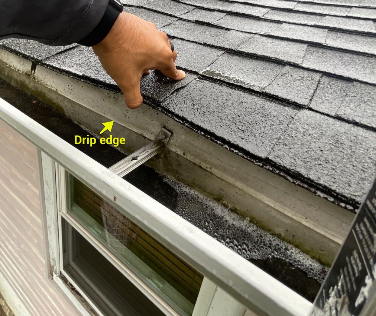 Roof replacement by hail damage using Cobblestone Gray by Just Brilliant Restoration JBR