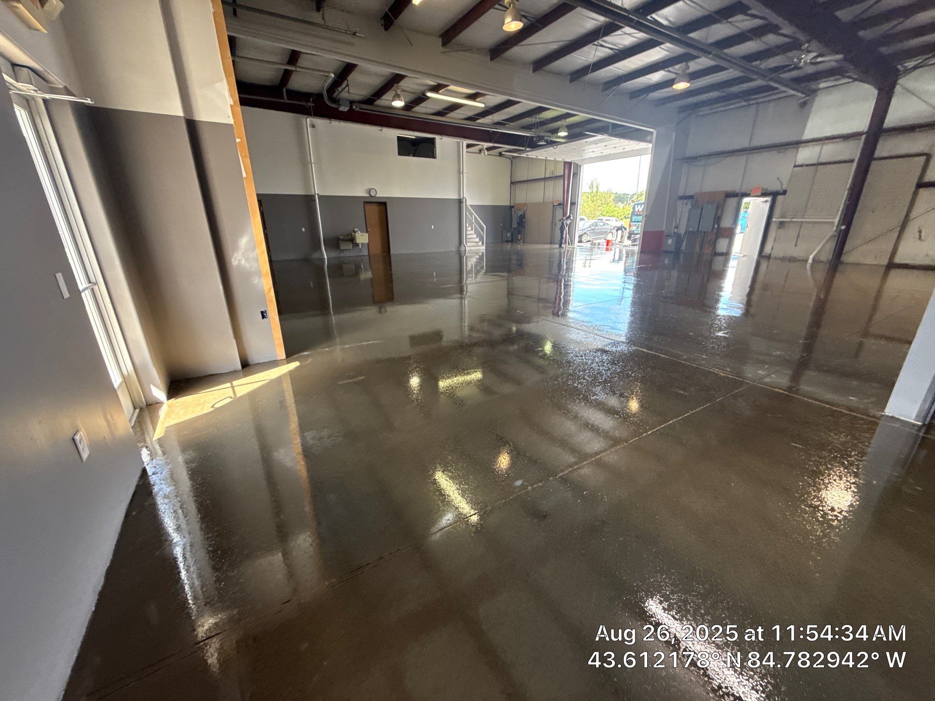 Project in Mt. Pleasant by Wise Coatings of Central Michigan