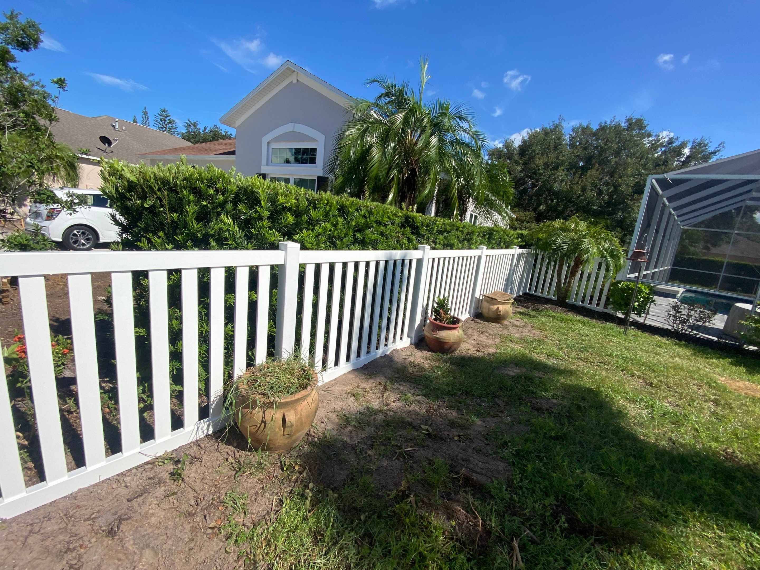 Vinyl Picket Fence Installation using Vinyl Picket Fence by Asap fence and gates, LLC