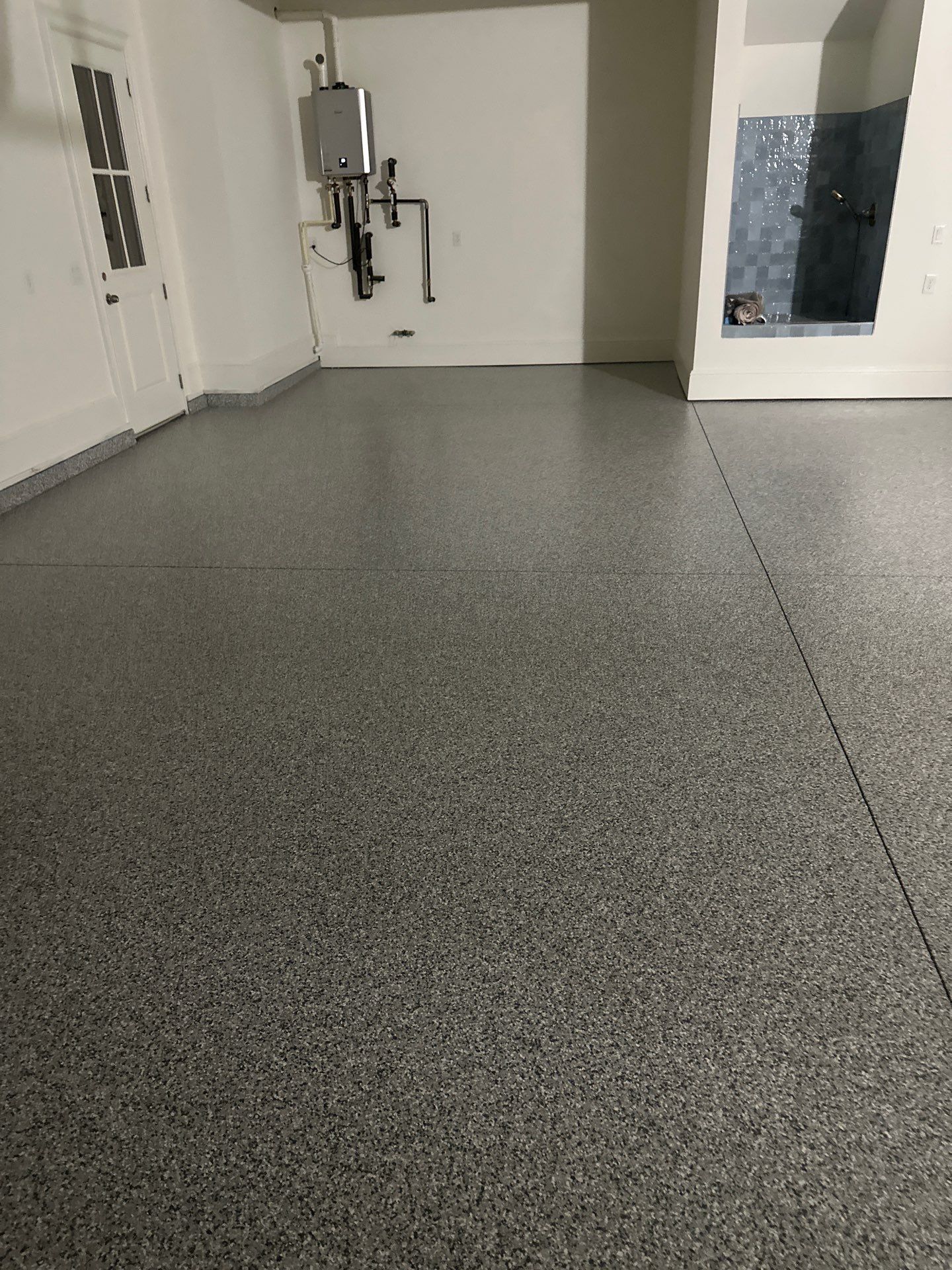 Garage Floor Coating using Gravel by My Garage Floor Guys