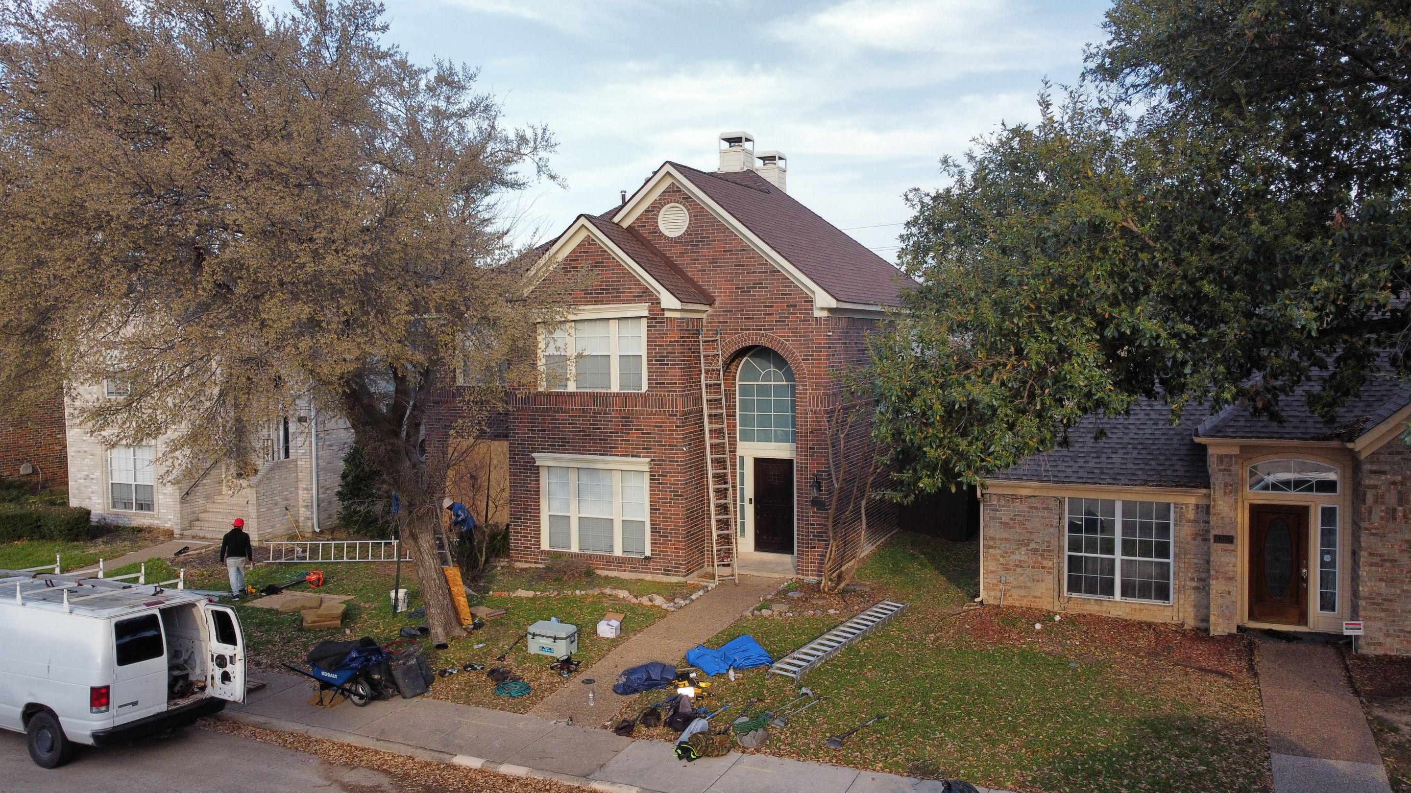 Project in Dallas by Zeus Exteriors