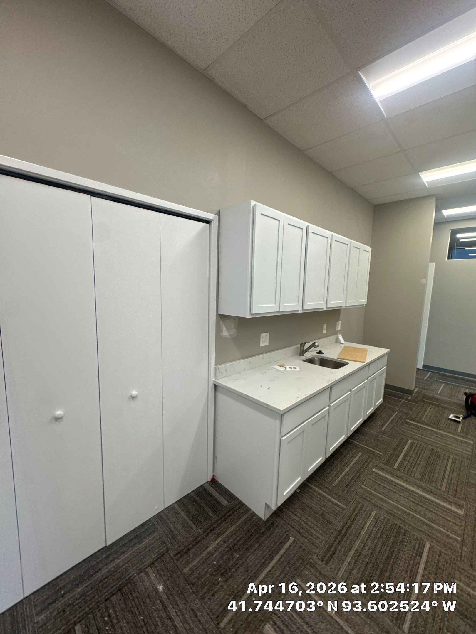 Commercial Interior Touchup after drywall work completed by Midwest Paint LLC