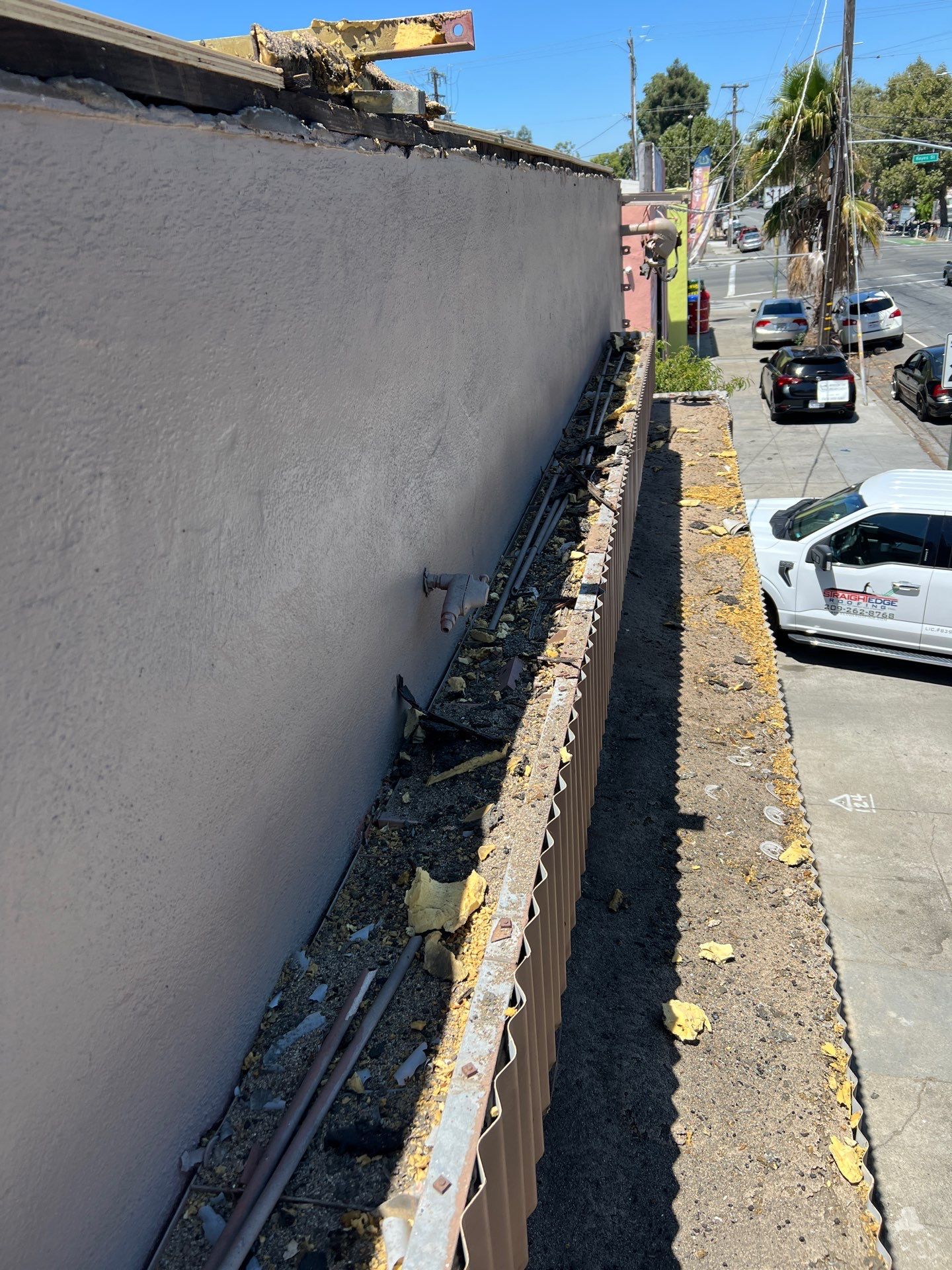 Foam Refurbish using Conklin Benchmark/PUMA XL coatings and spray foam by Straight Edge Roofing Inc