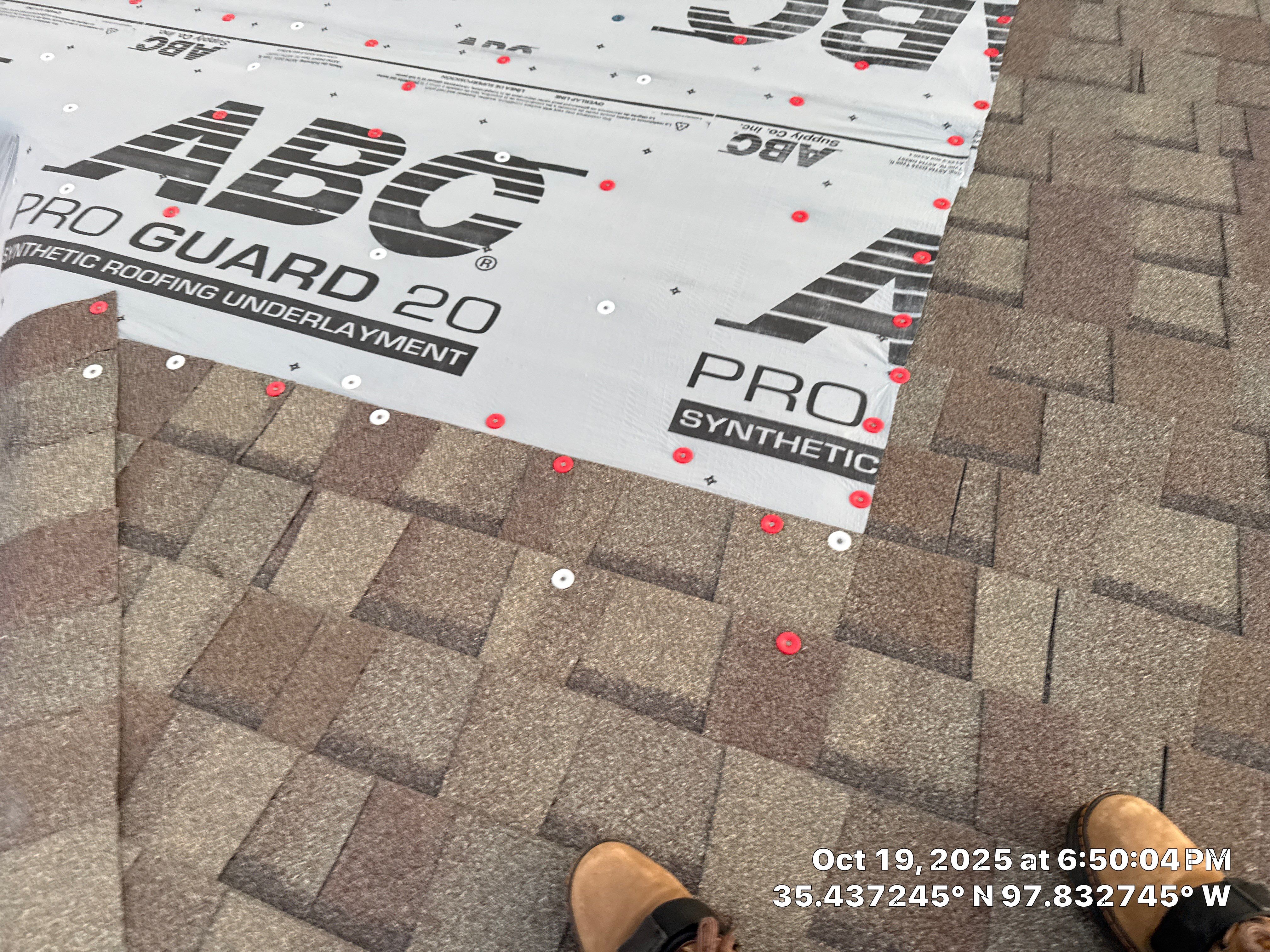 Roof repair due to shady contractor by OAK Roofing Restoration 