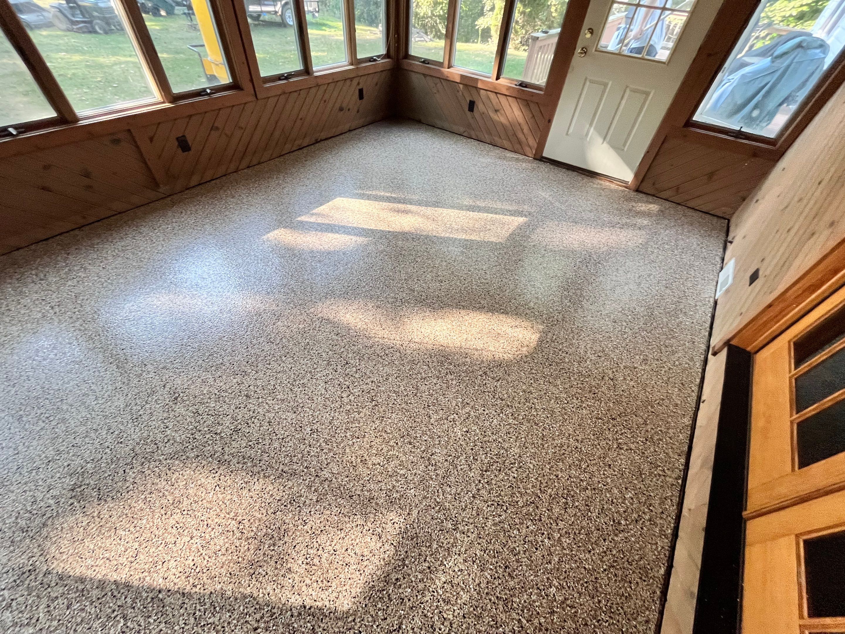 Outback Back Patio Concrete Coating by Level 10 Coatings