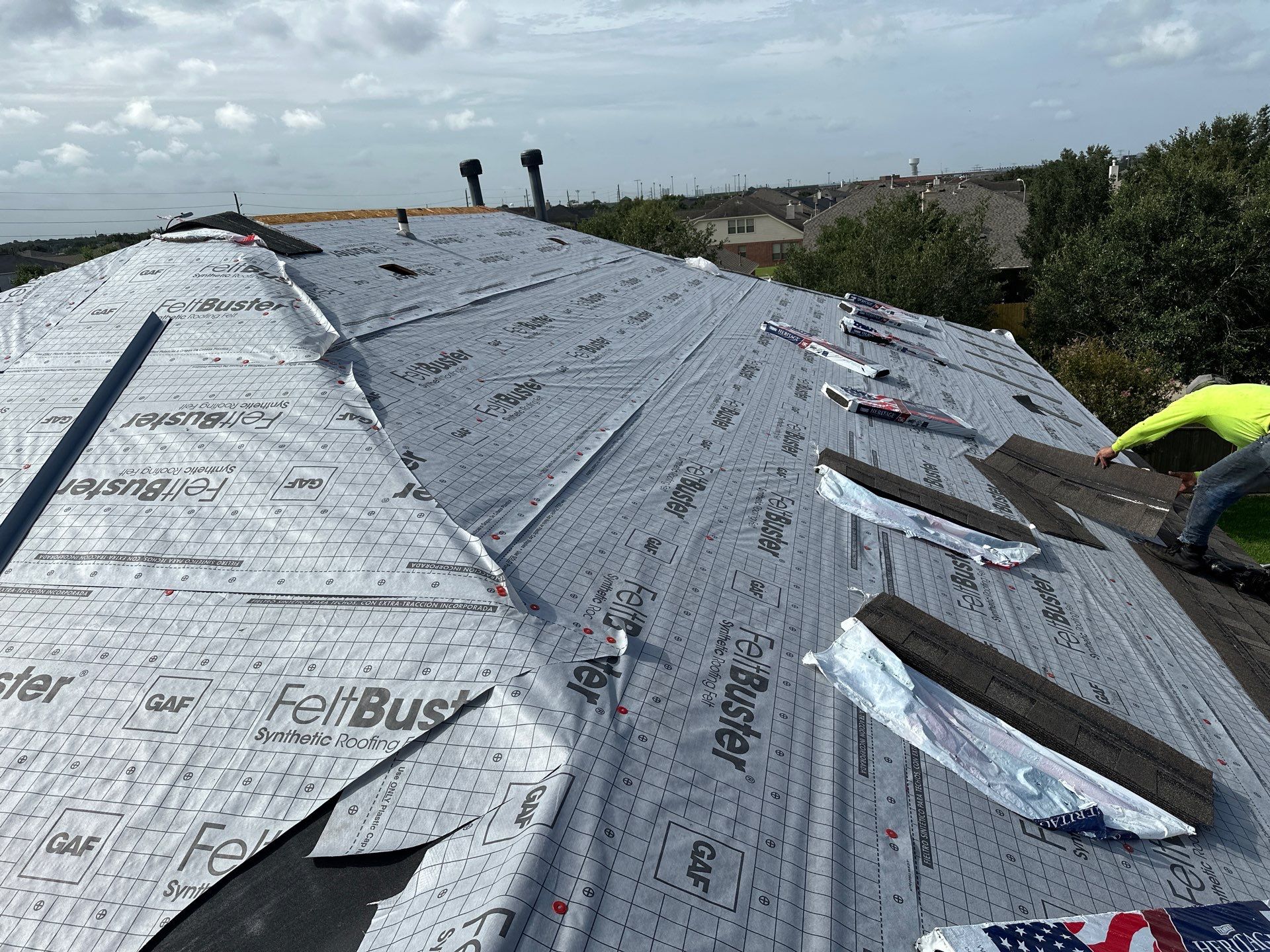 Project in Katy by Motion Roofing