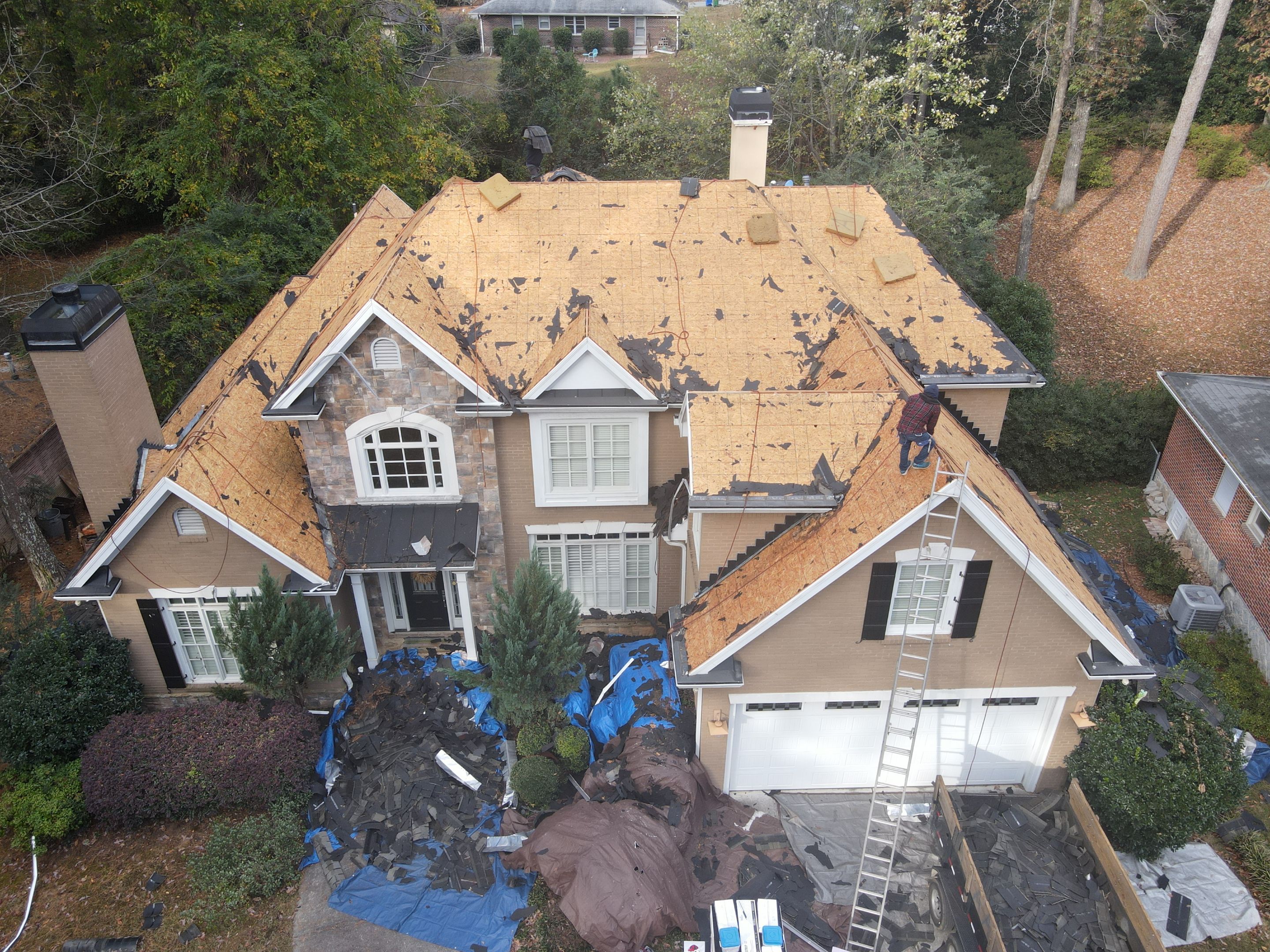 Residential Roofing Installation using Owens Corning by Inspector Roofing and Restoration