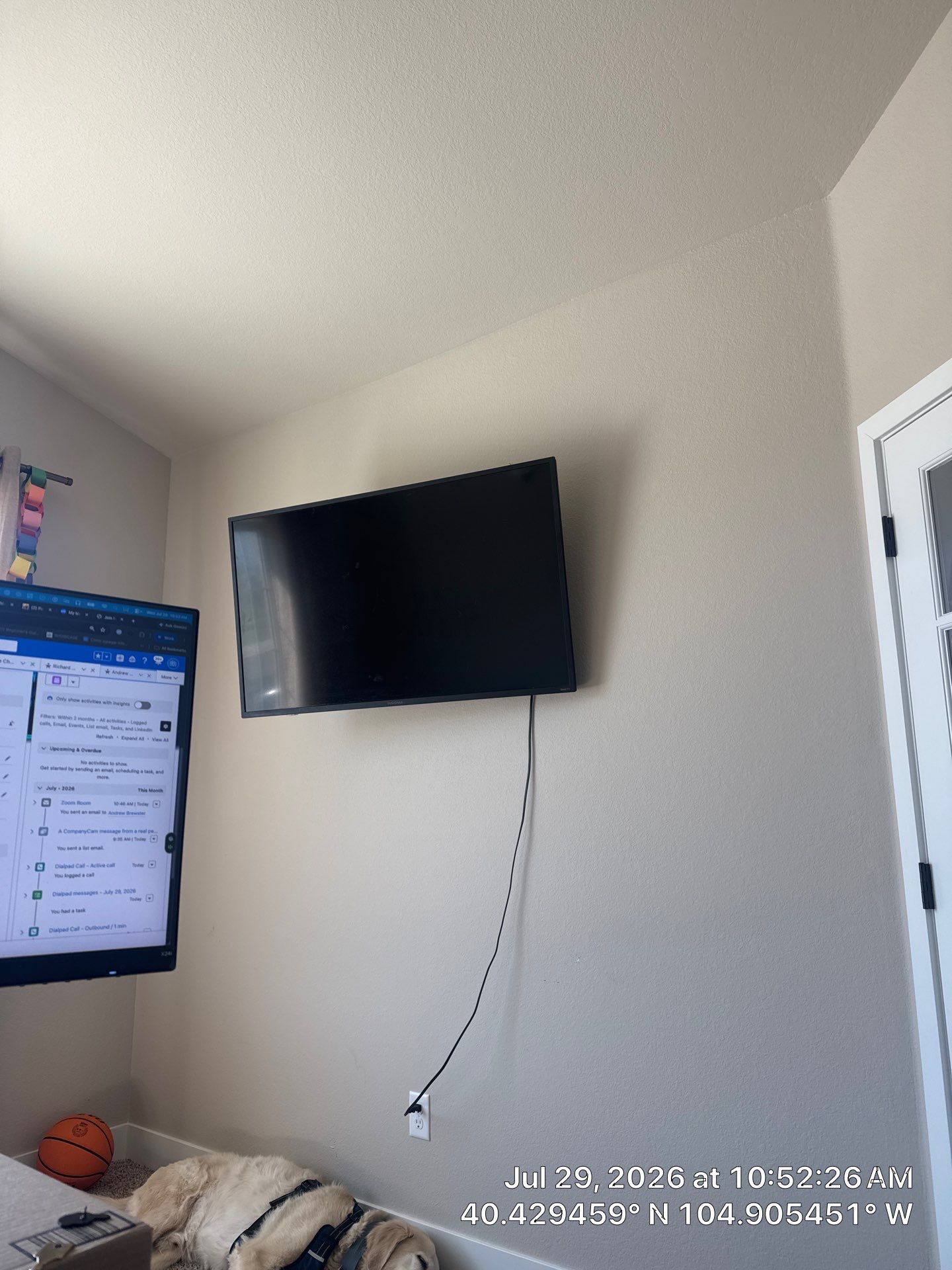 Residential AV Update and Vaulted Ceiling Lighting in Windsor by CompanyCam Sales Demo