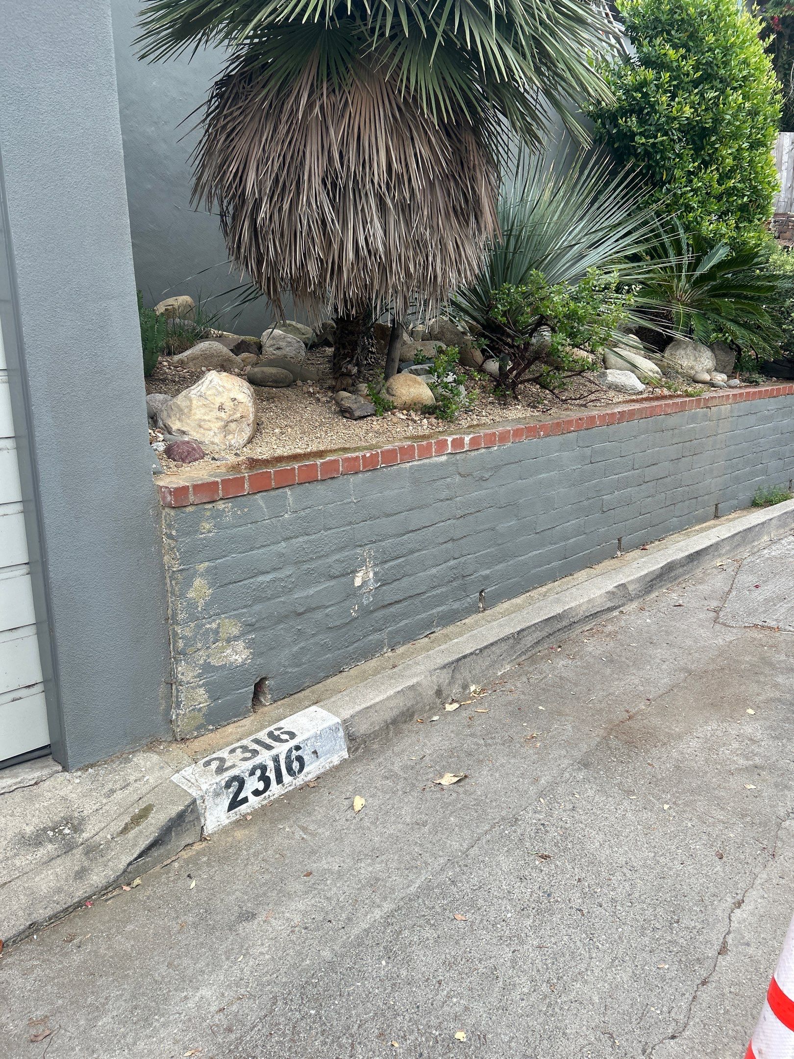 Sandblasting Paint Off Brick Wall In Los Angeles, CA by La Power Washing Inc