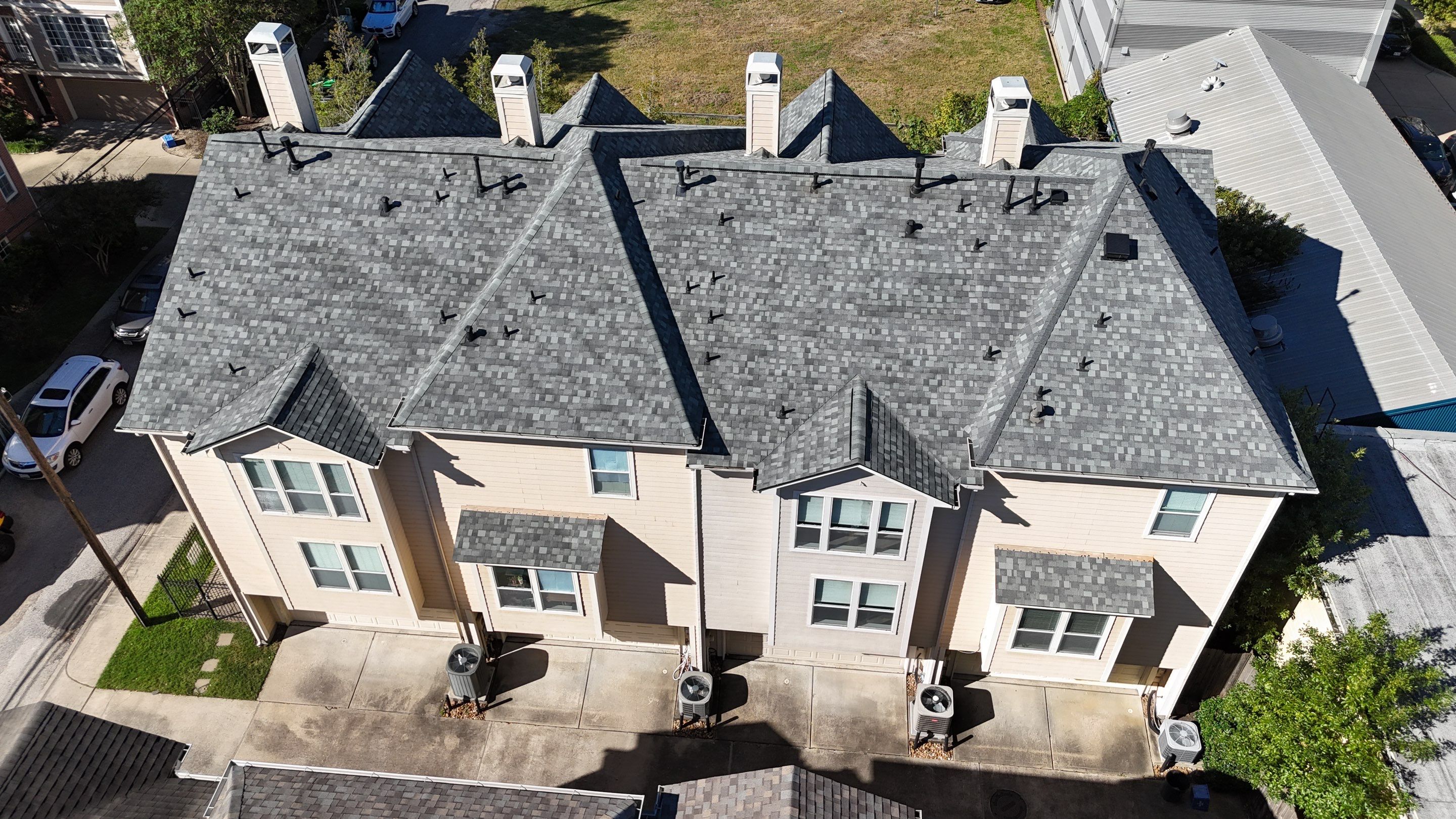 Townhome Complex Roof Replacement in the heart of Houston! by Core Four Roofing
