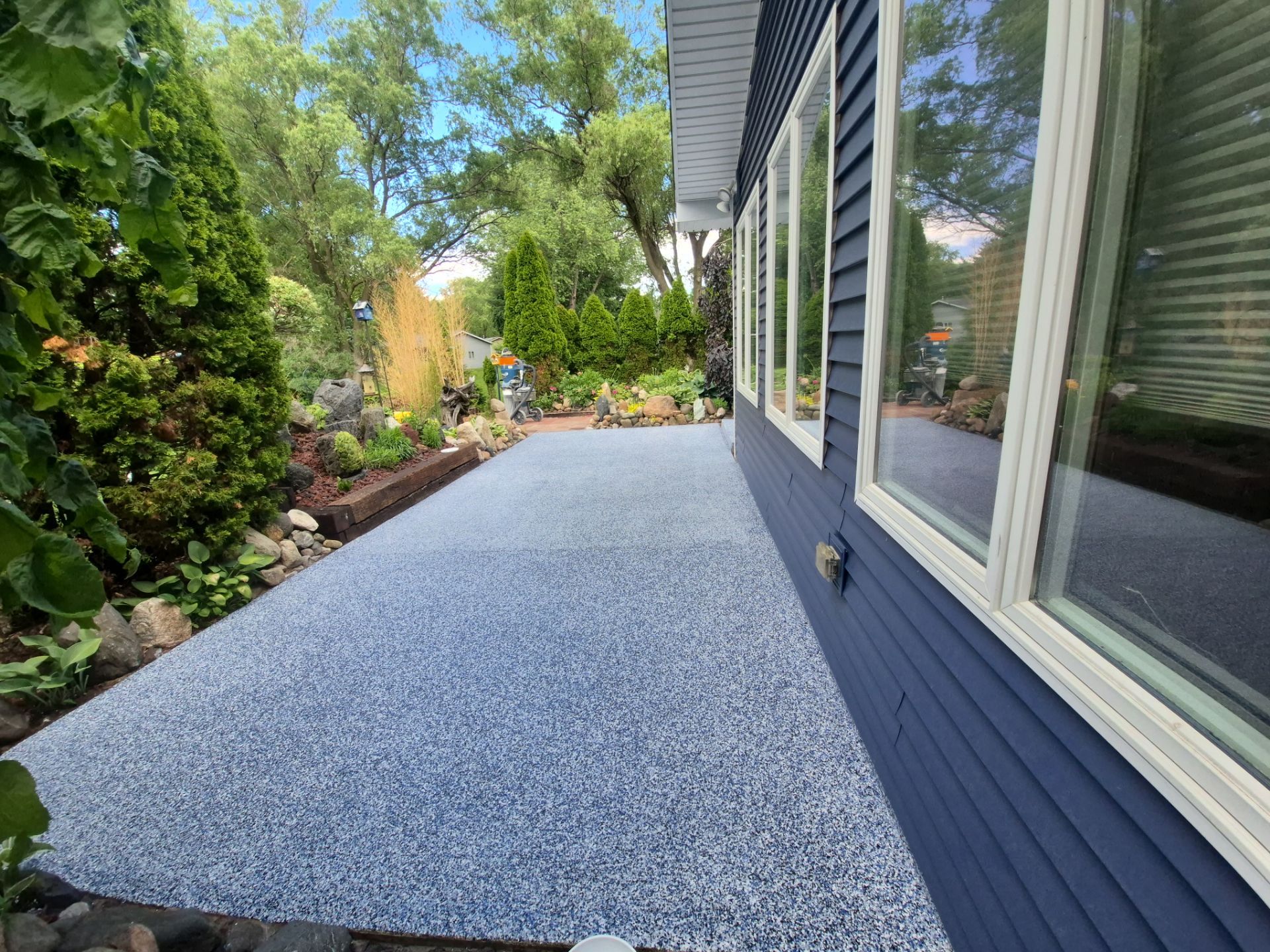 Freeland Outdoor Patio by Wise Coatings of Central Michigan
