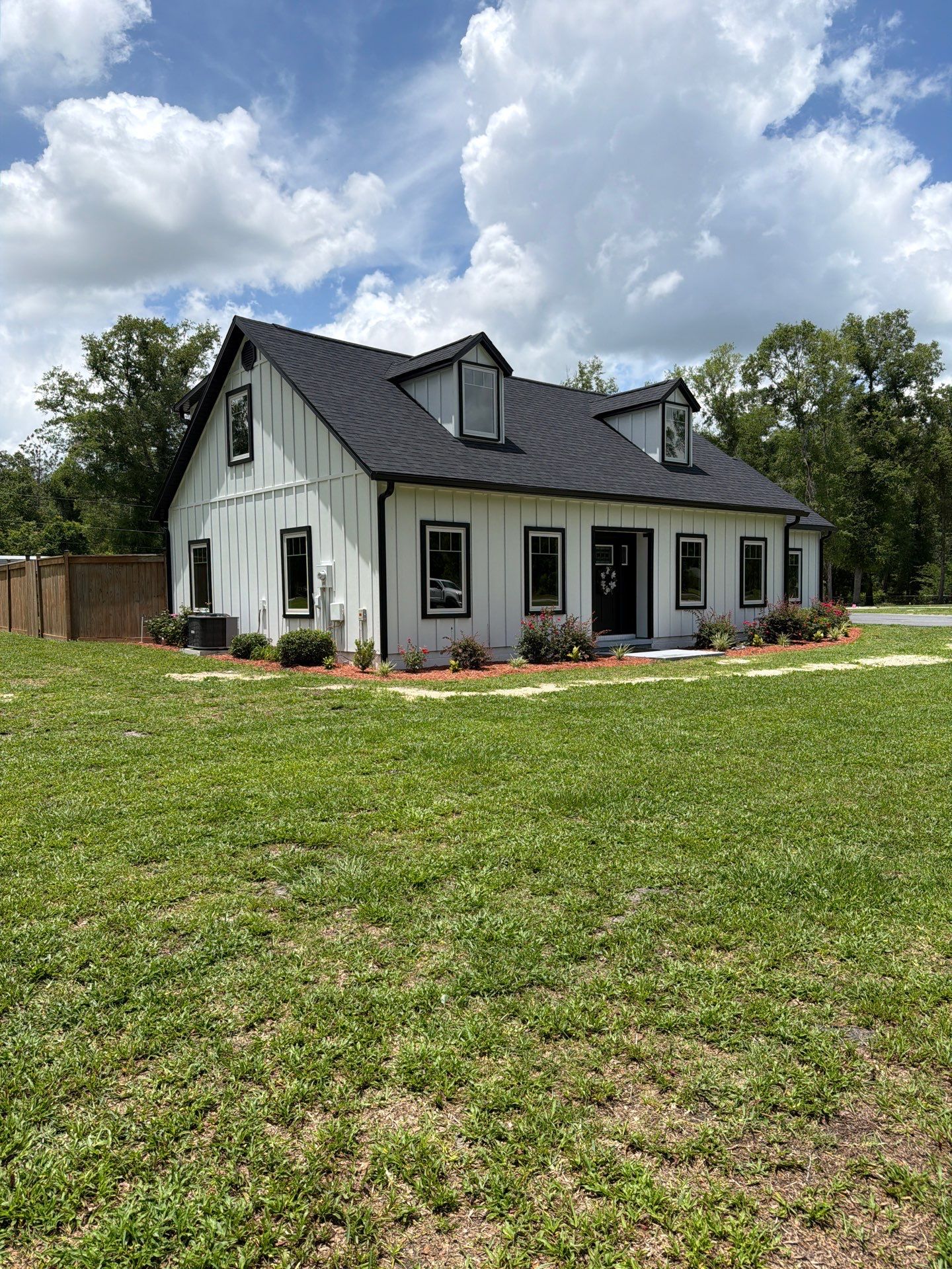 Andersen Window Installation for Modern Live Oak Farmhouse by Windows & Doors Store