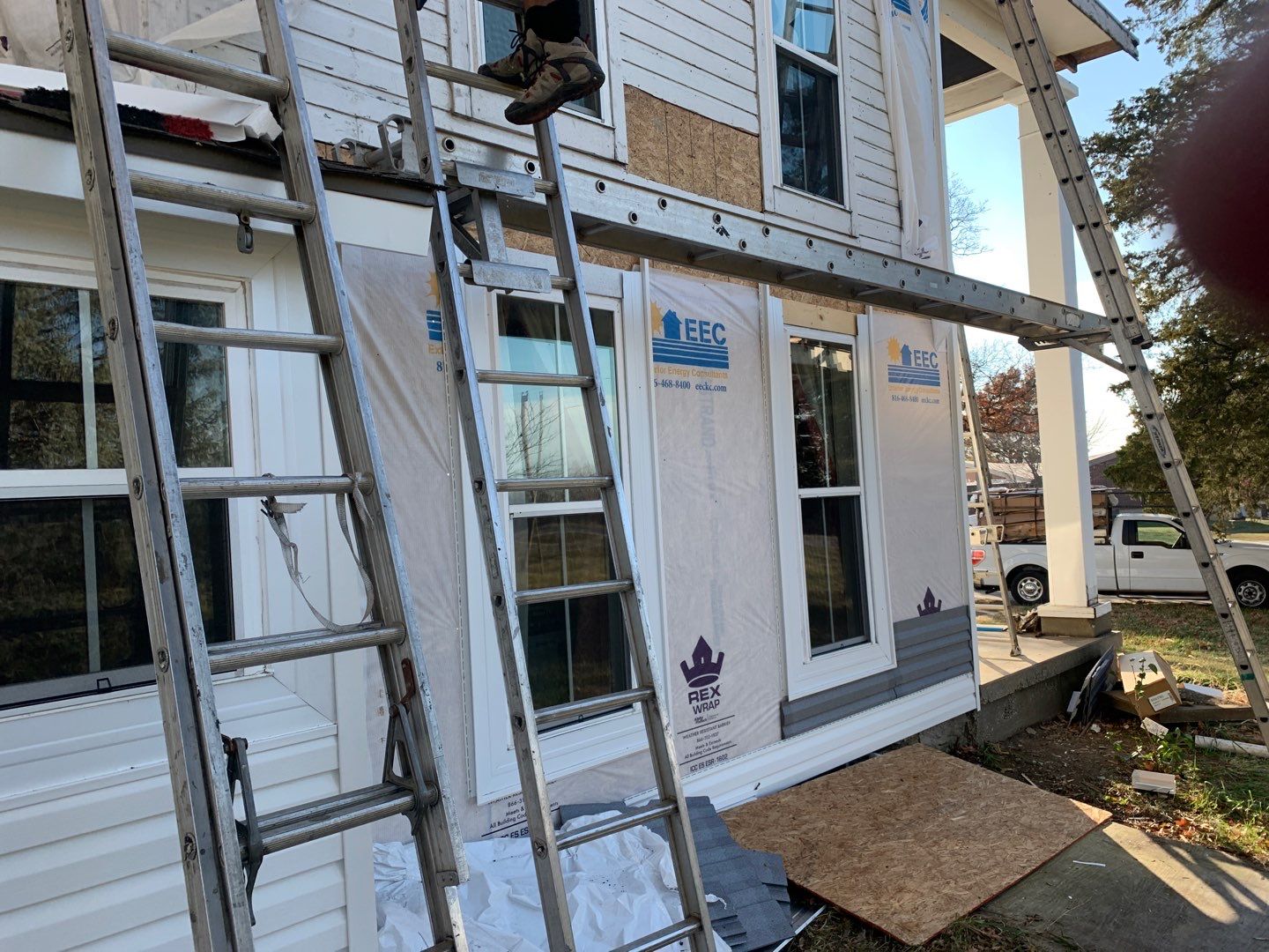 Siding Installation using Market Square by EEC  Windows, Siding & Roofing 