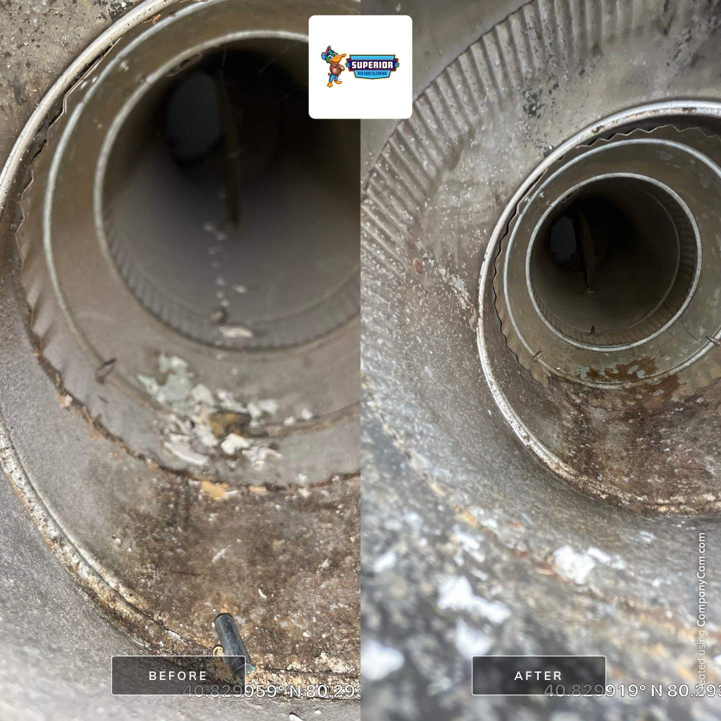 Air Duct Cleaning With a Vacuum Truck in Ellwood City, PA by Superior Air Duct Cleaning