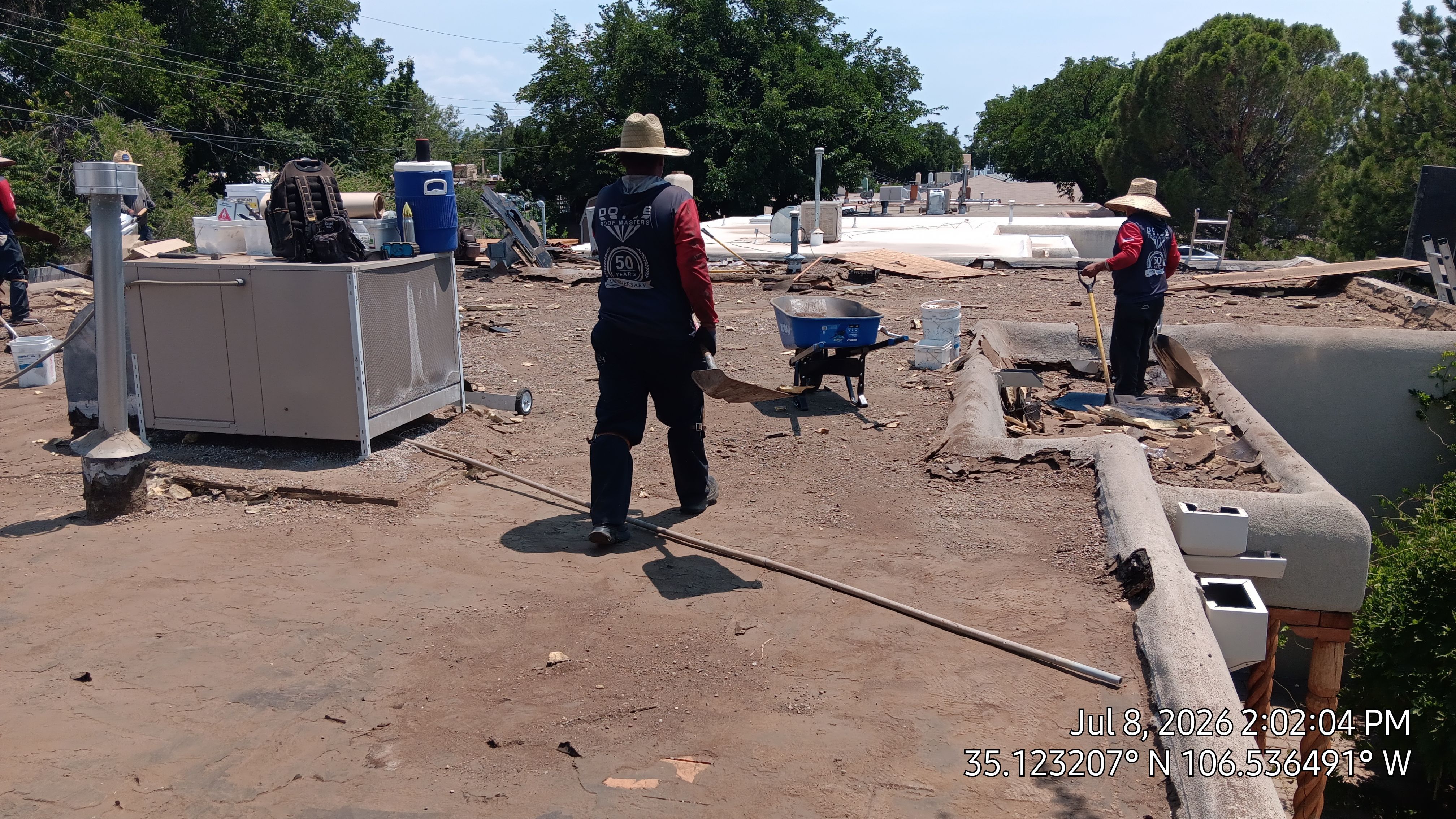 Albuquerque Tar and gravel replaced with Slope and TPO Membrane System by Doyle Roof Masters Inc