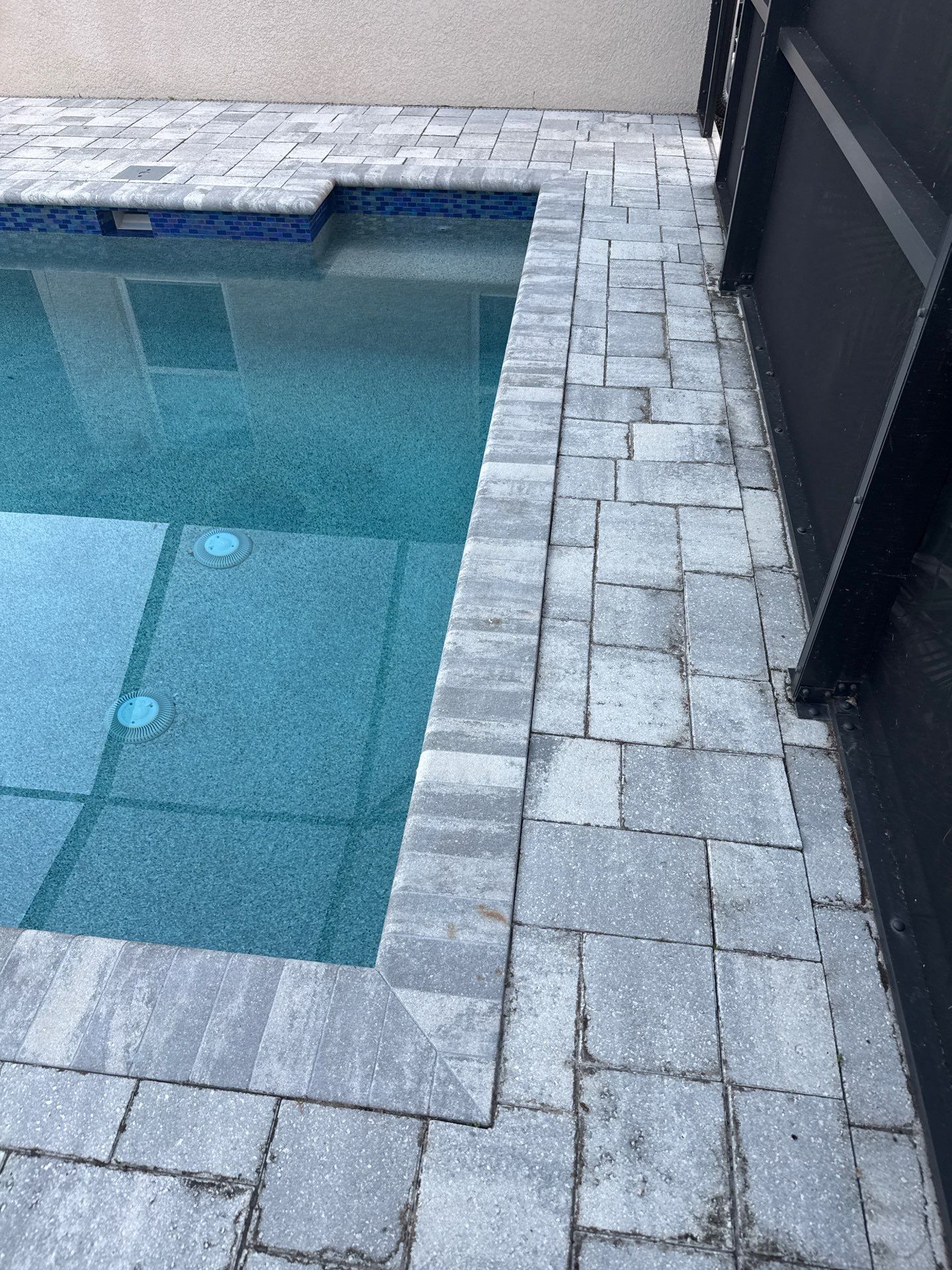 Paver Pool Deck Cleaning in Ellenton, FL by Sunshine AquaWash