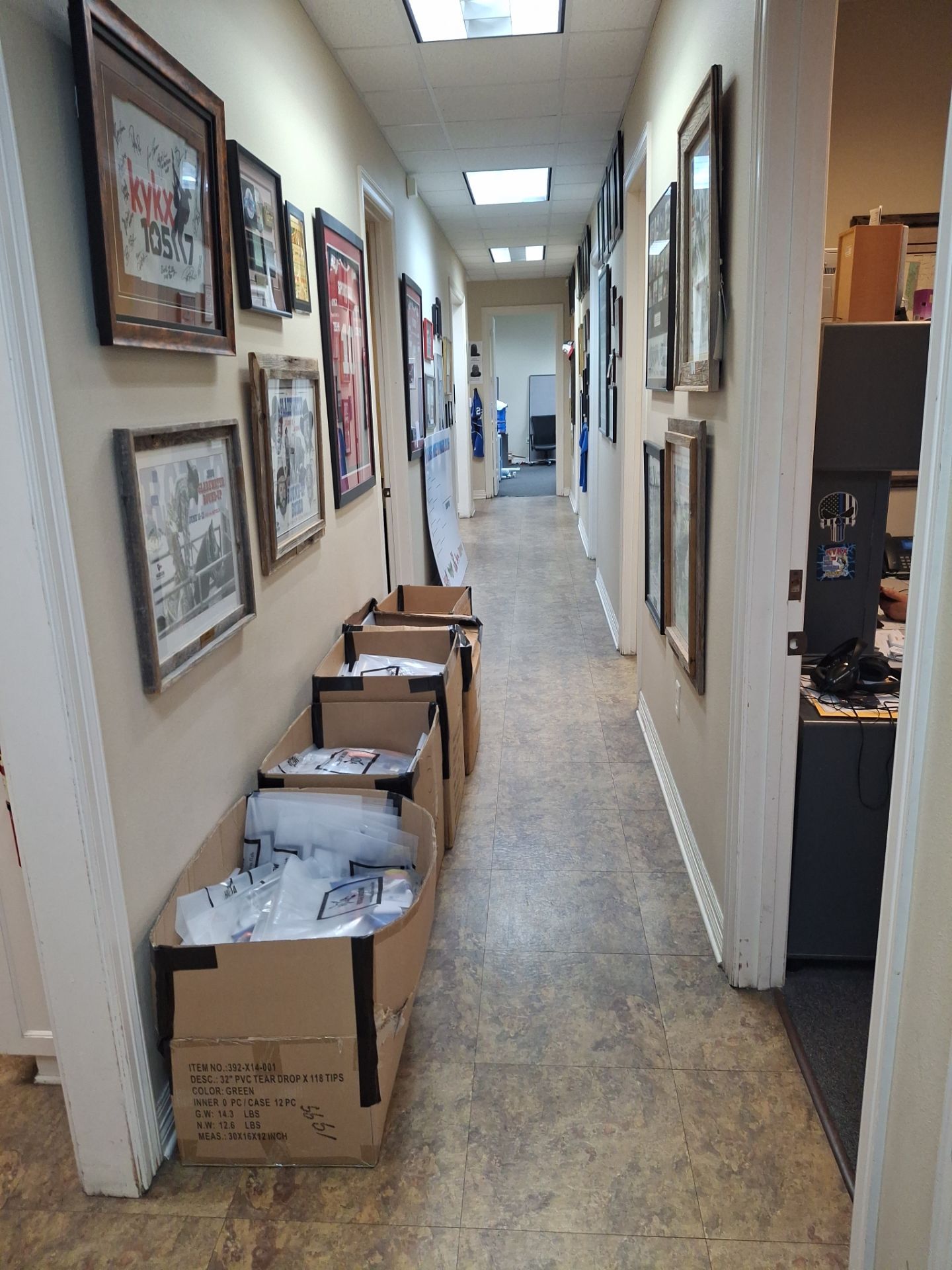 Commercial Interior Painting at KYKX 105.7 in Longview, TX by Quality Coats Painting