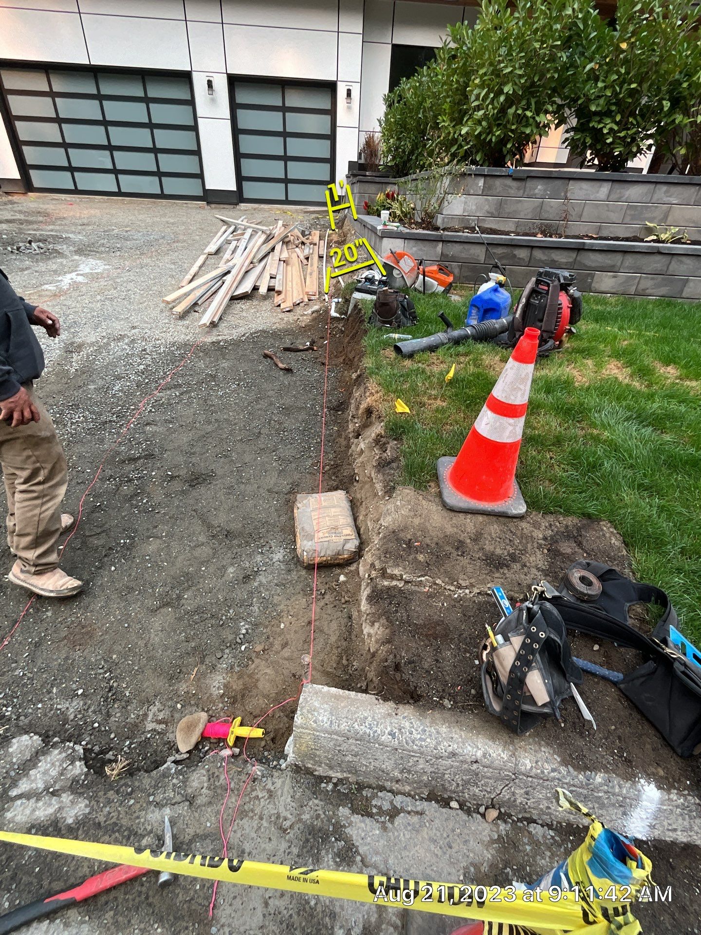 Bruce | Broom Finish Driveway, Concrete Project by Jireh Asphalt & Concrete Inc 