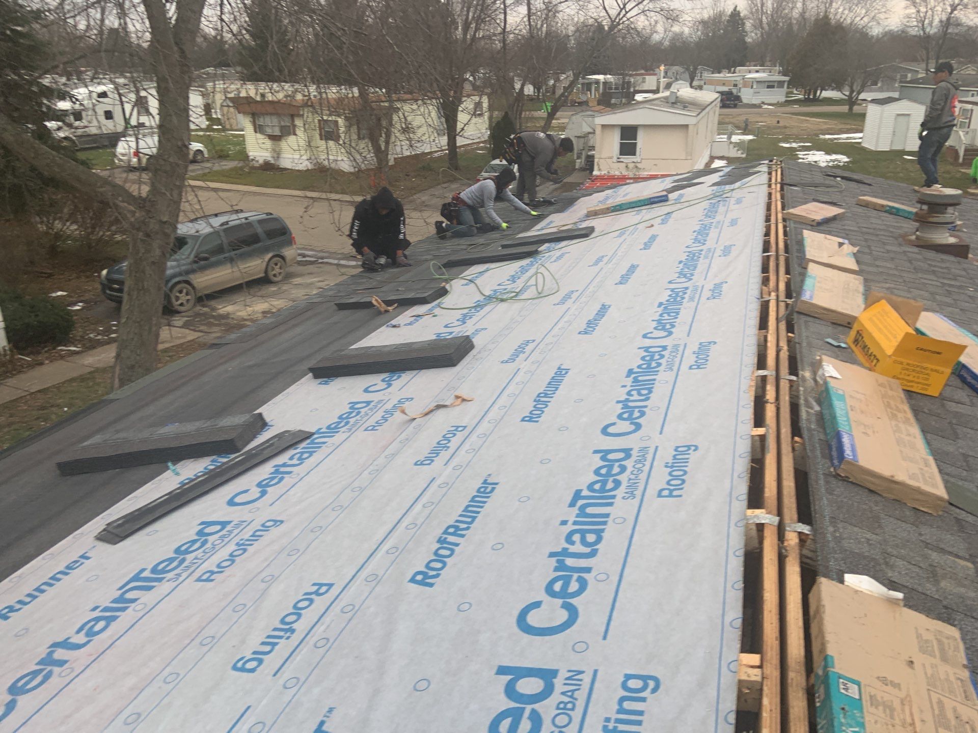 Roof Replacement using CertainTeed Landmark by 180 Contractors