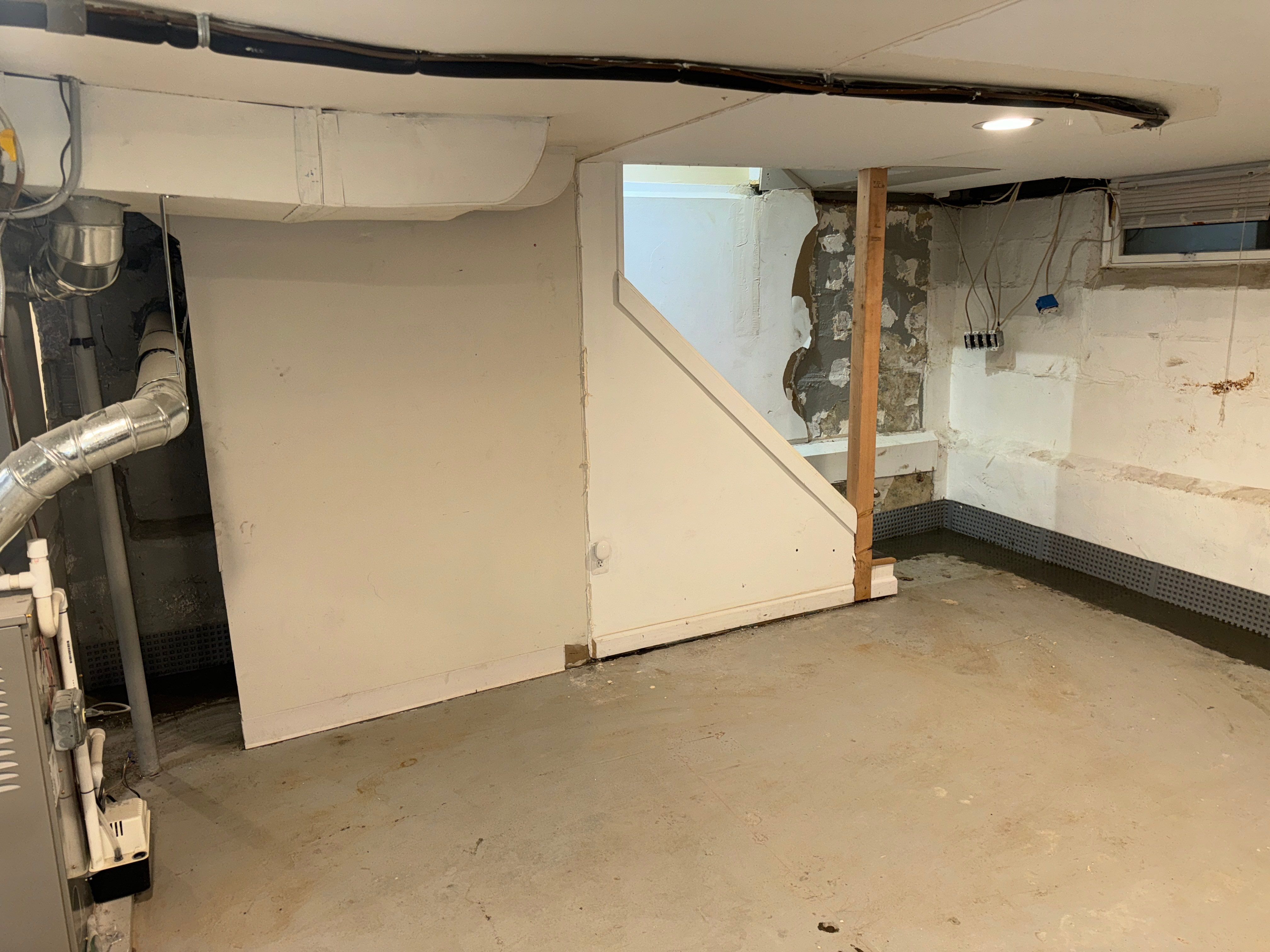 Interior French Drain in Union, NJ by Pure Service Pro, LLC 