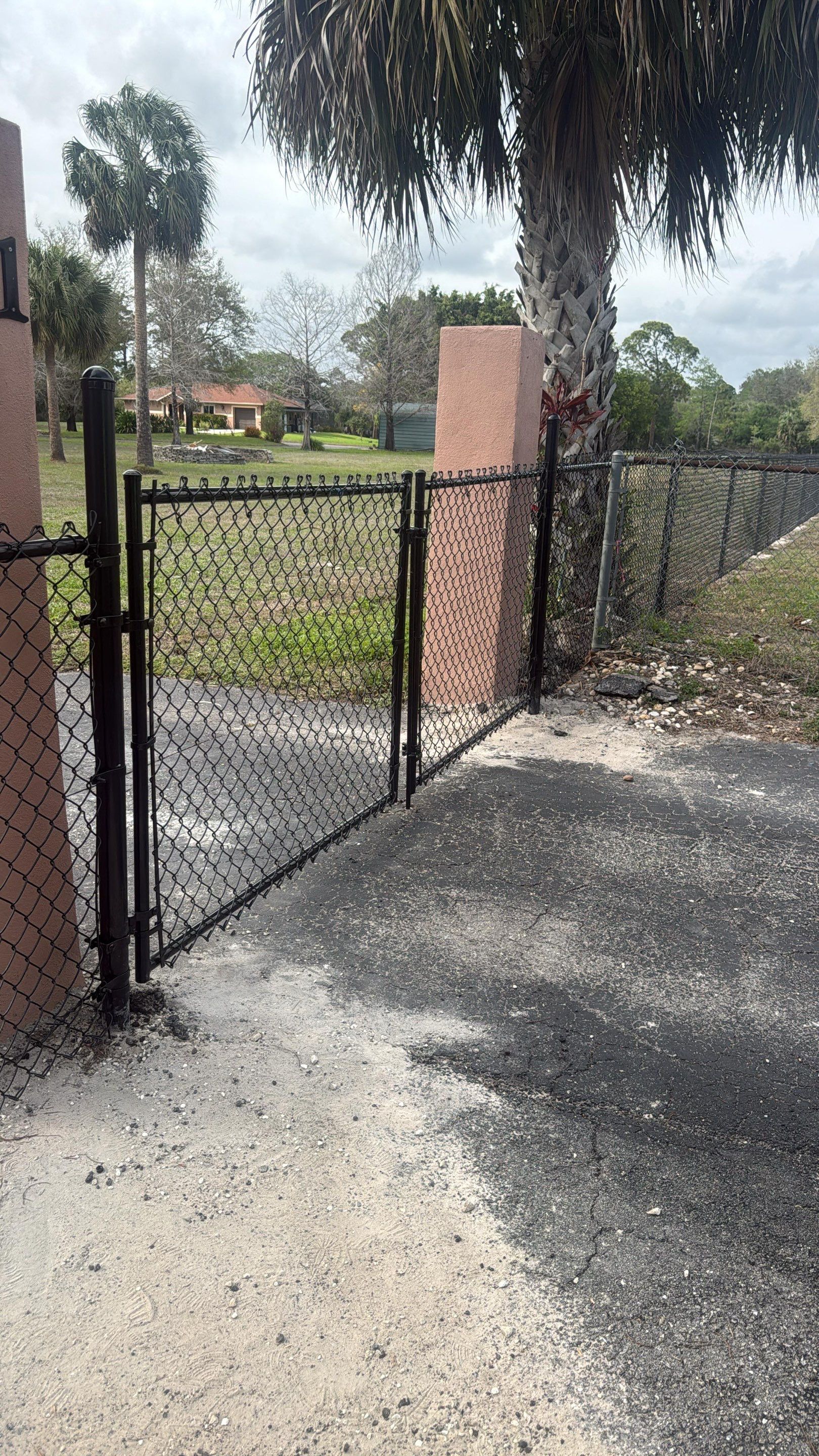 Chain Link Fence in Naples by True Fence LLC