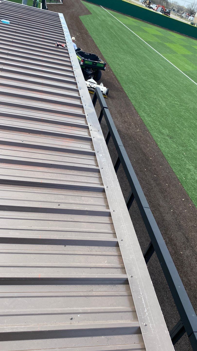 Wildcat Dugout by Bayfront Roofing and Construction