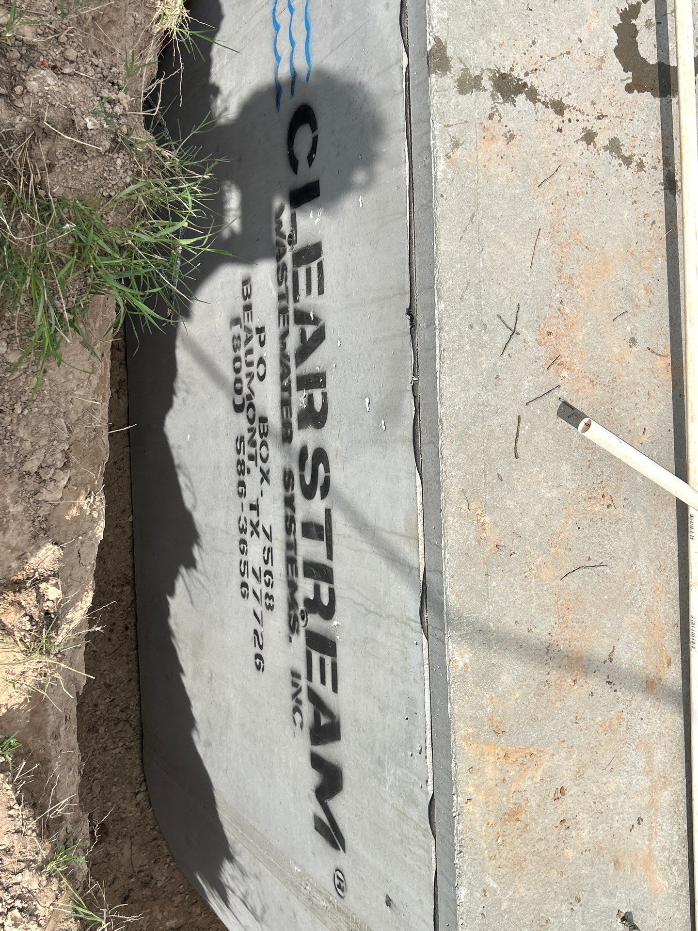 Septic Install Project in Eustace by Rub-A-Dub Plumbing