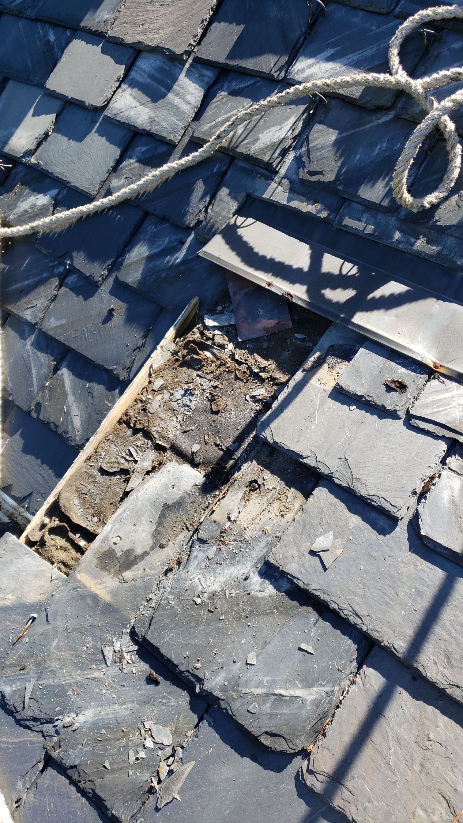 Slate repair in Guilford by Roof Right Inc