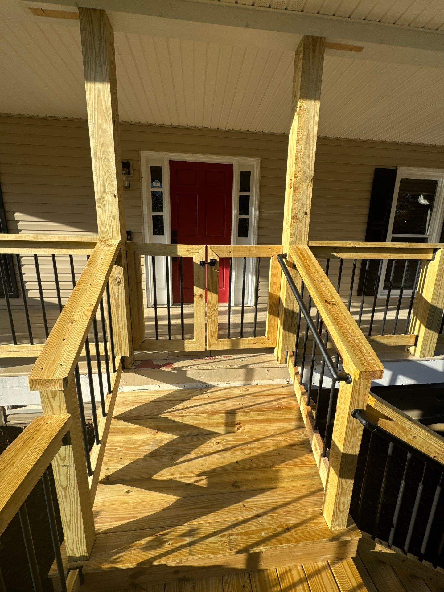Custom Deck Construction and Privacy Fence Installation in Powder Springs by Swift Home Renovations